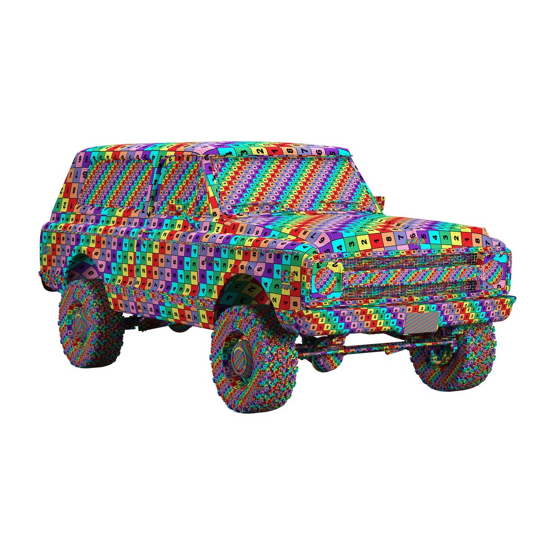 Chevrolet K5 Blazer 1969 3D Model – High Poly Game Asset, FBX - View 26