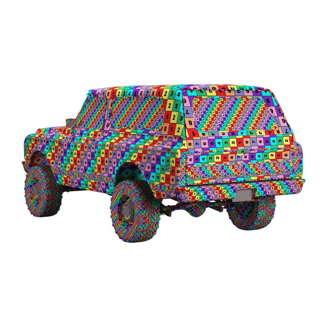 Chevrolet K5 Blazer 1969 3D Model – High Poly Game Asset, FBX - View 27