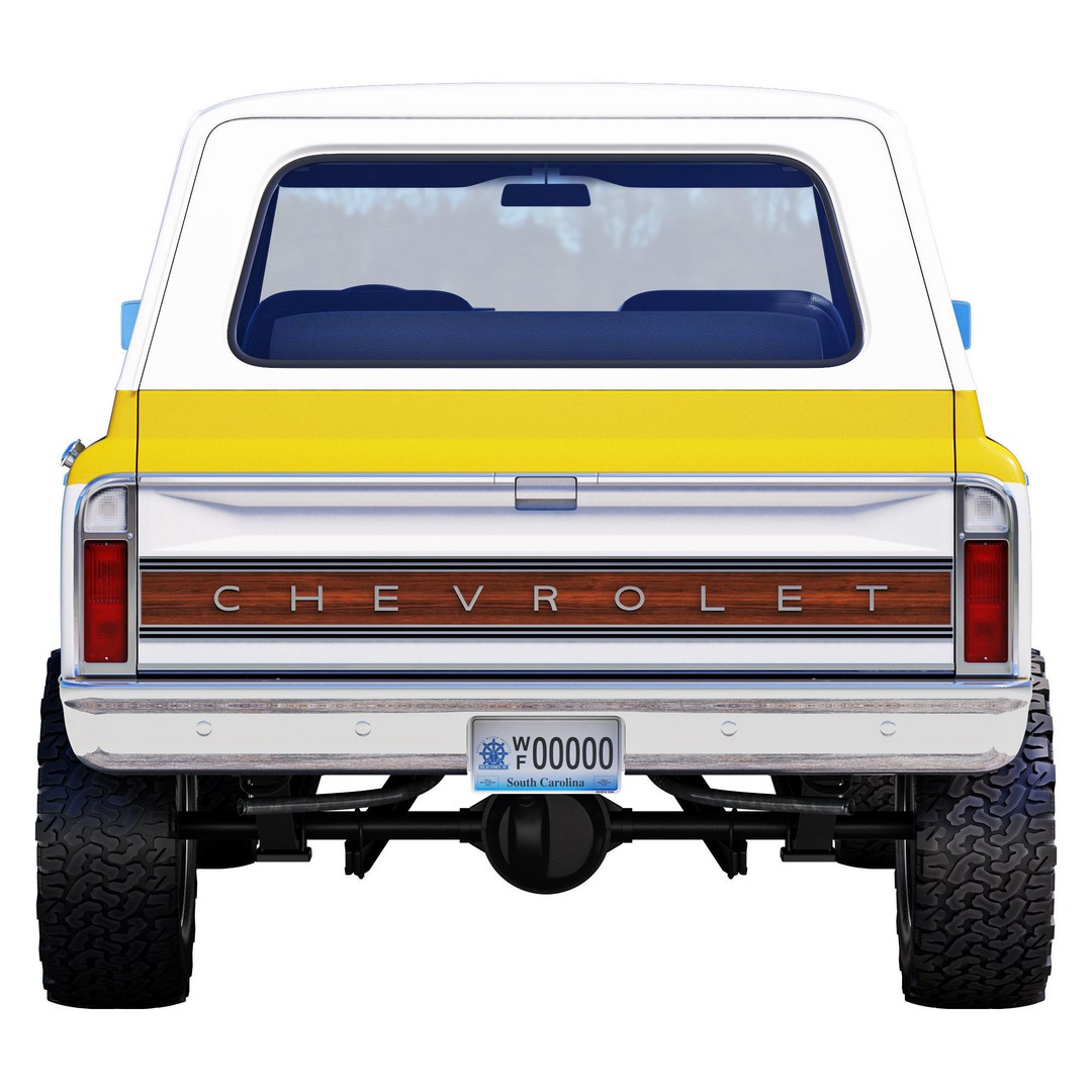 Chevrolet K5 Blazer 1969 3D Model – High Poly Game Asset, FBX - View 7