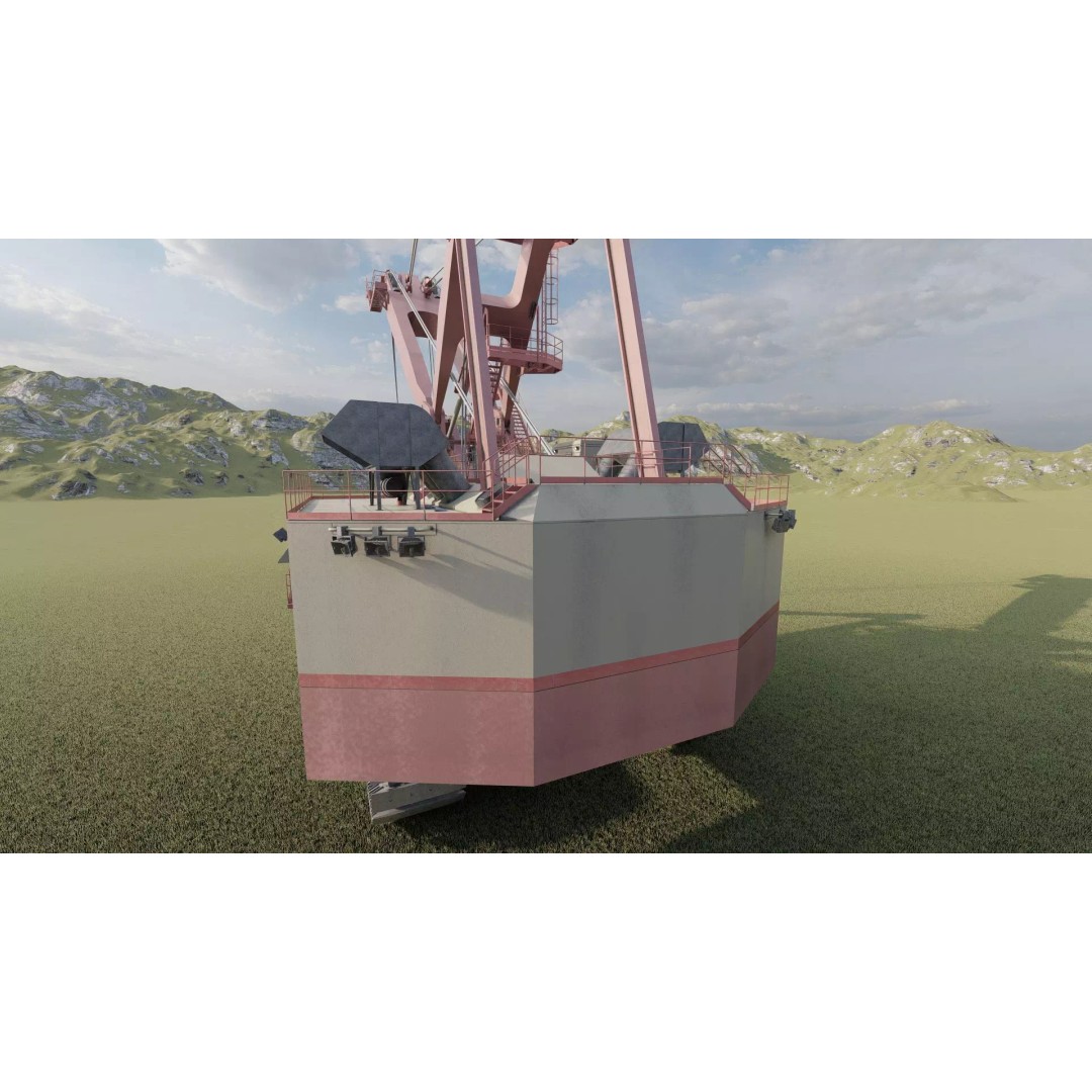 Mining Rope Shovel Excavator 3D Model – Detailed Industrial Asset, Lumion Ready - View 13