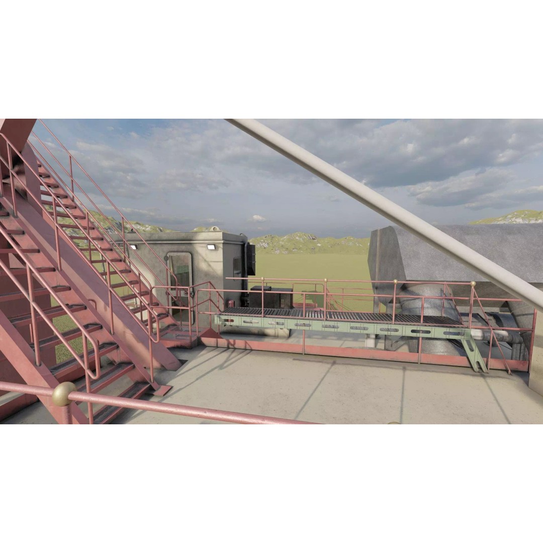 Mining Rope Shovel Excavator 3D Model – Detailed Industrial Asset, Lumion Ready - View 21