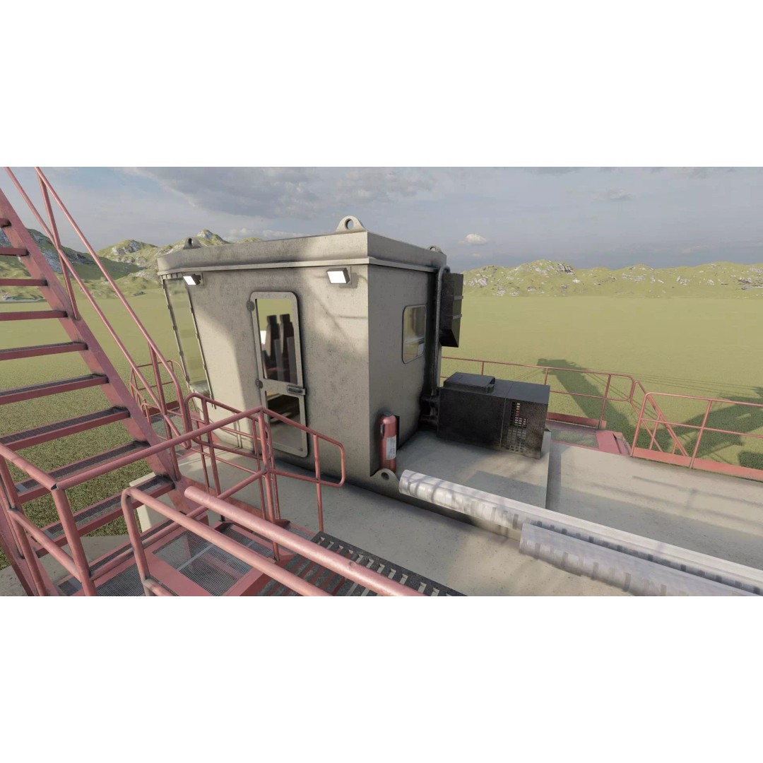 Mining Rope Shovel Excavator 3D Model – Detailed Industrial Asset, Lumion Ready - View 22