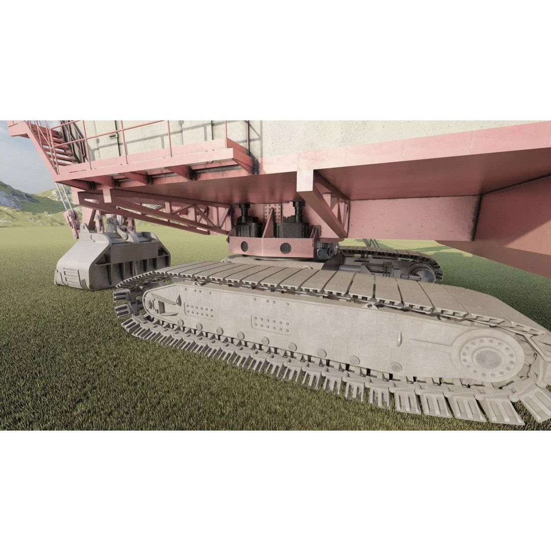 Mining Rope Shovel Excavator 3D Model – Detailed Industrial Asset, Lumion Ready - View 26
