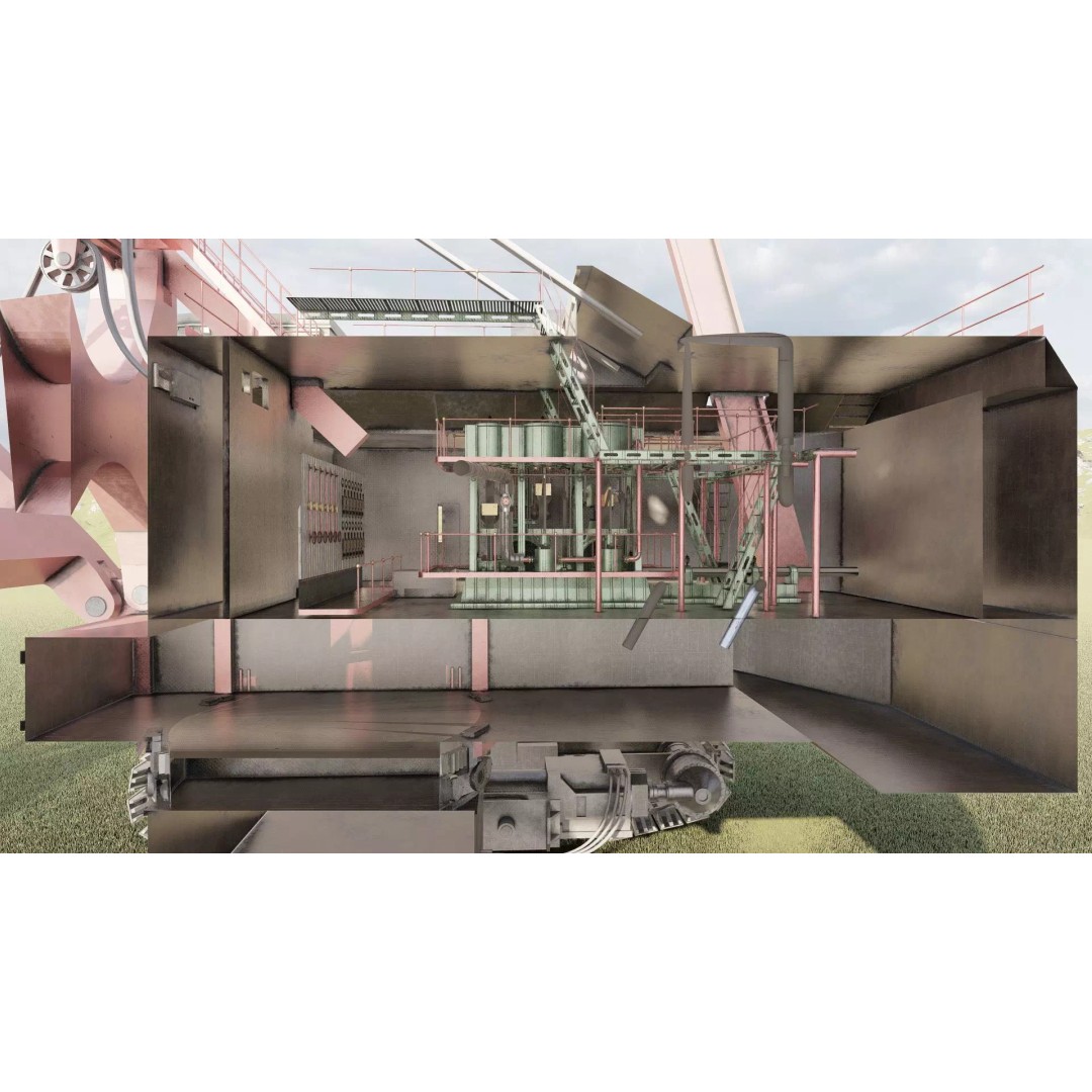Mining Rope Shovel Excavator 3D Model – Detailed Industrial Asset, Lumion Ready - View 36