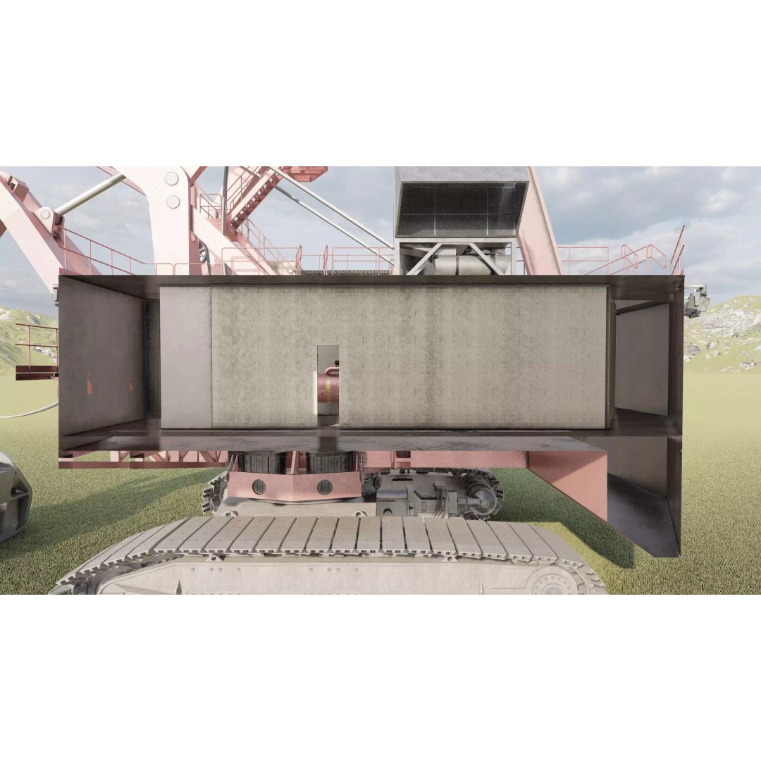 Mining Rope Shovel Excavator 3D Model – Detailed Industrial Asset, Lumion Ready - View 37