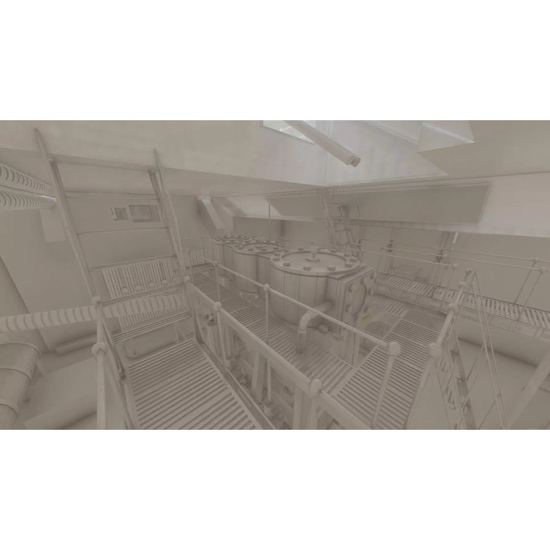 Mining Rope Shovel Excavator 3D Model – Detailed Industrial Asset, Lumion Ready - View 47
