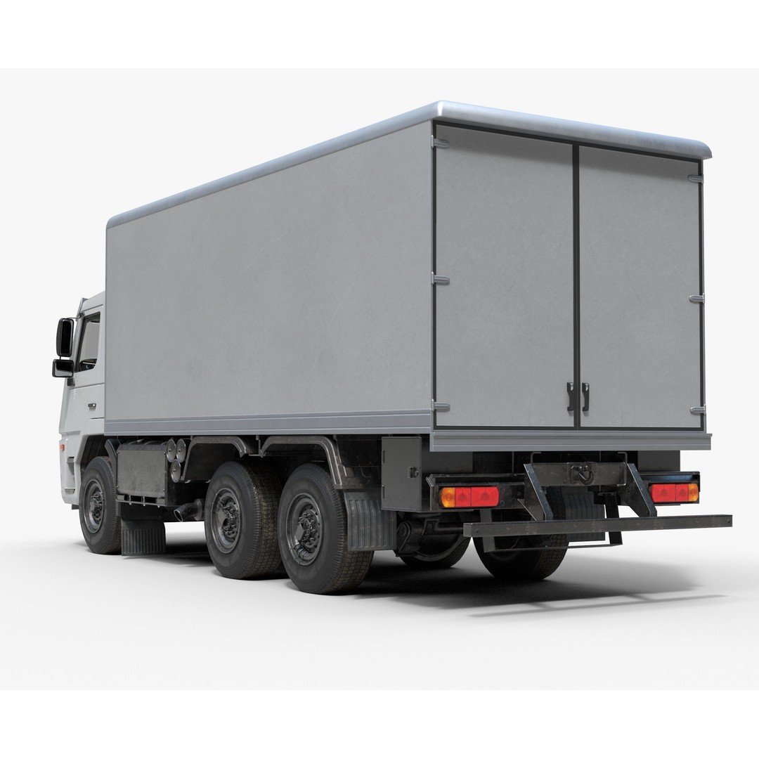 Truck 3D Model – Low Poly Vehicle Pack for Unity, FBX - View 20