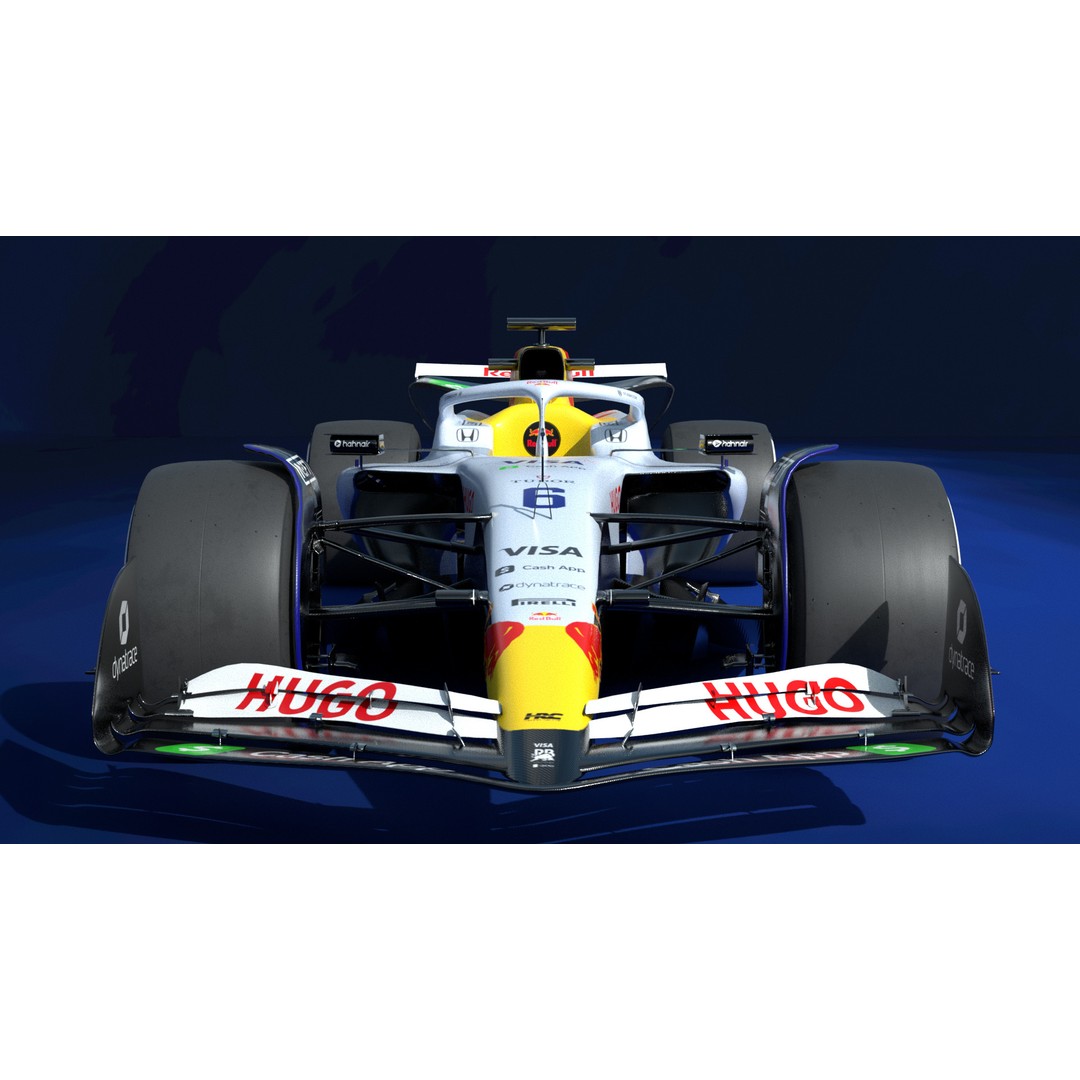 VCARB-02 3D Model – Low Poly Racing Car, Game Ready FBX & OBJ - View 11