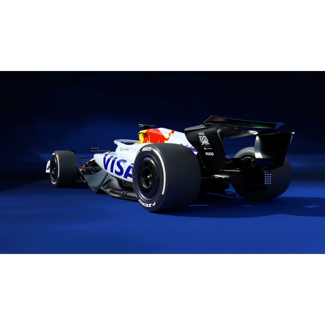 VCARB-02 3D Model – Low Poly Racing Car, Game Ready FBX & OBJ - View 7
