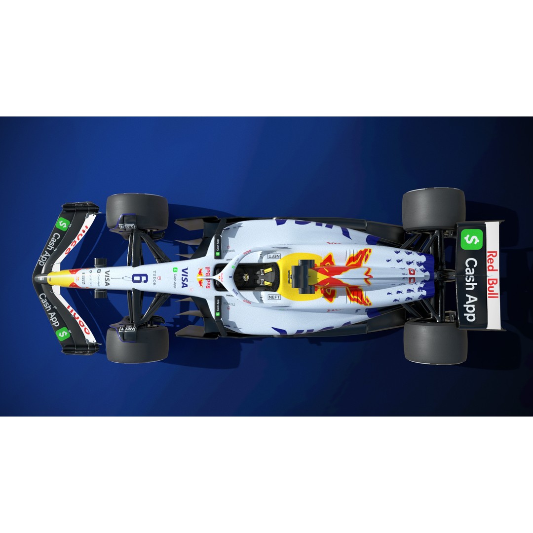 VCARB-02 3D Model – Low Poly Racing Car, Game Ready FBX & OBJ - View 9