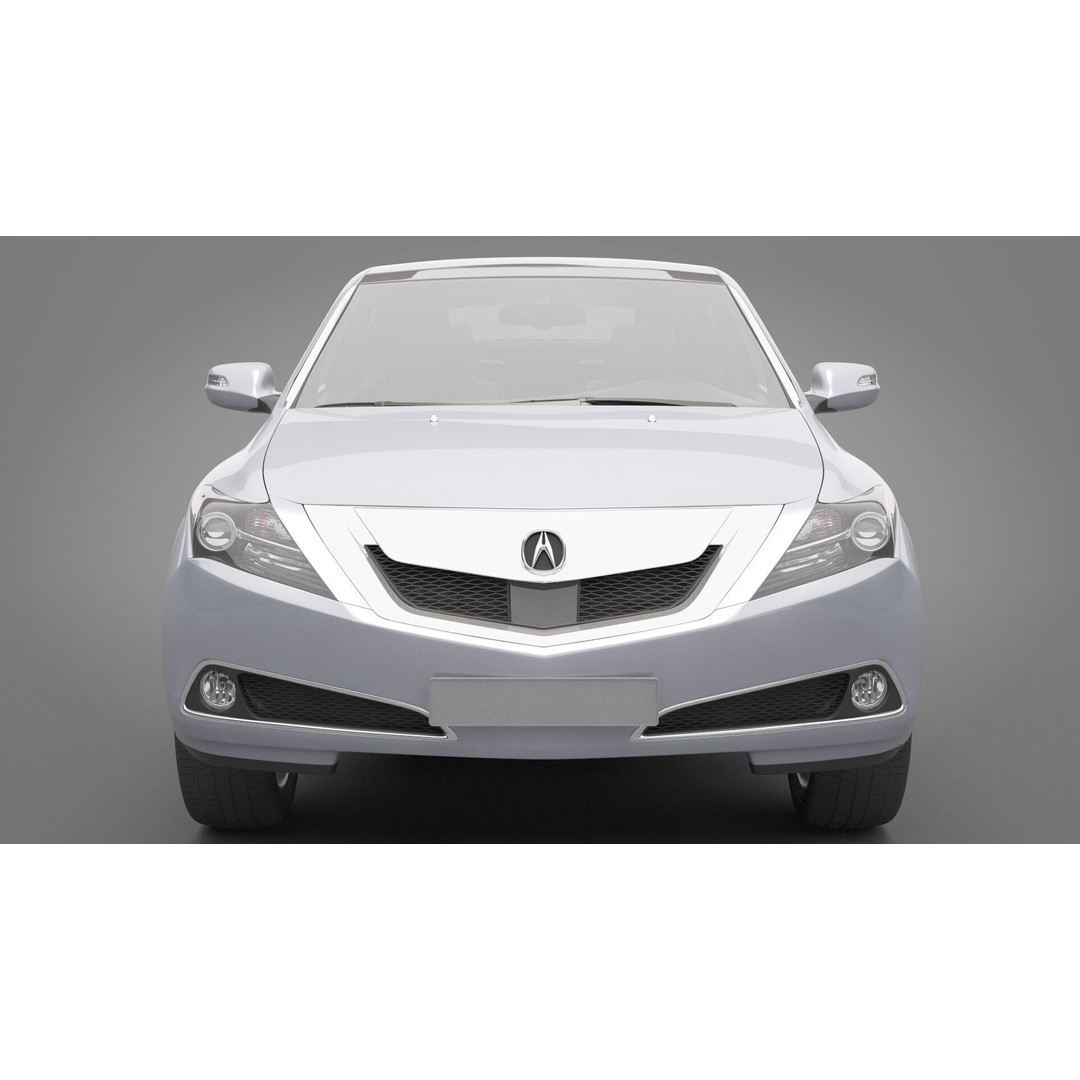 Acura ZDX 3D Model – High Poly SUV Asset, FBX, OBJ - View 3