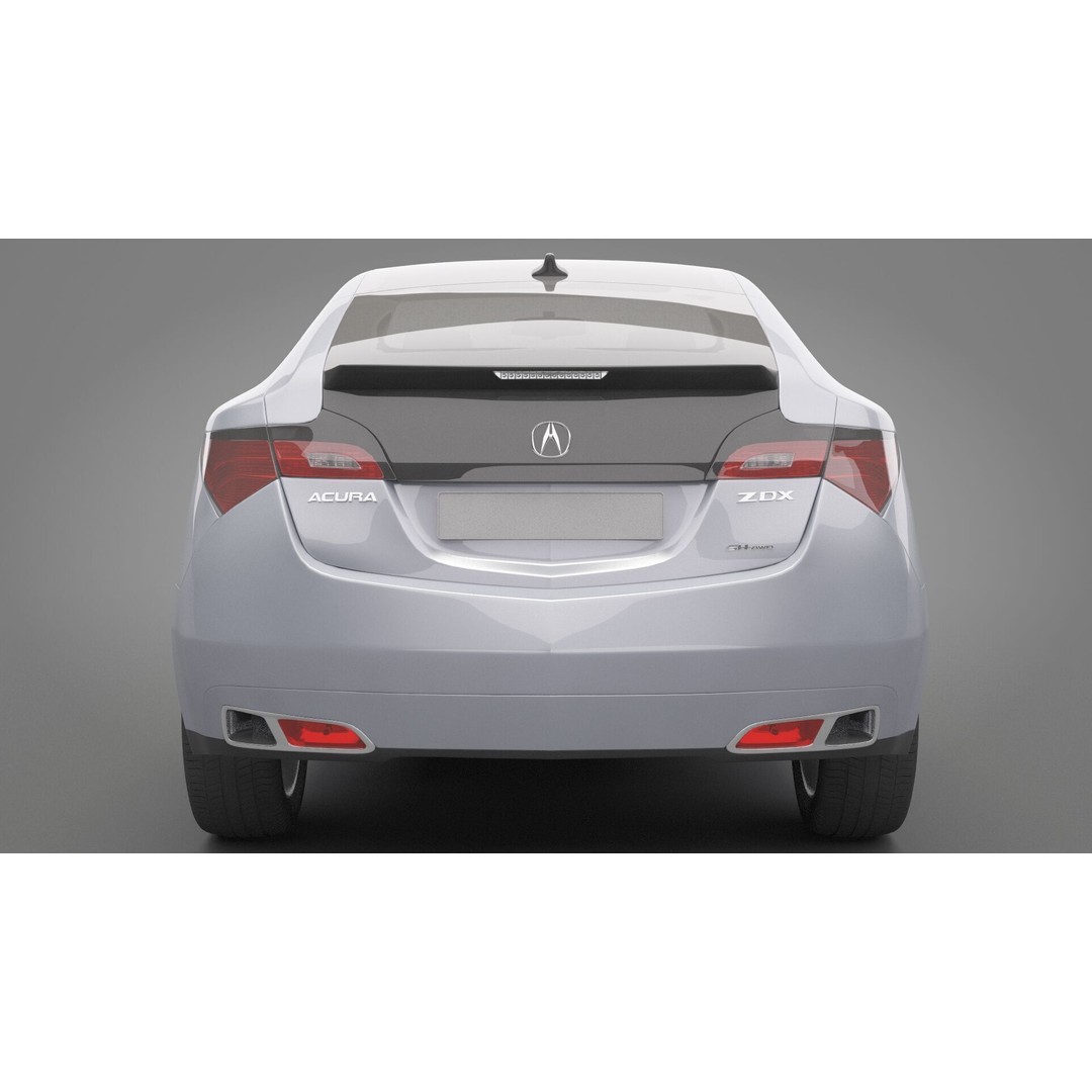 Acura ZDX 3D Model – High Poly SUV Asset, FBX, OBJ - View 7