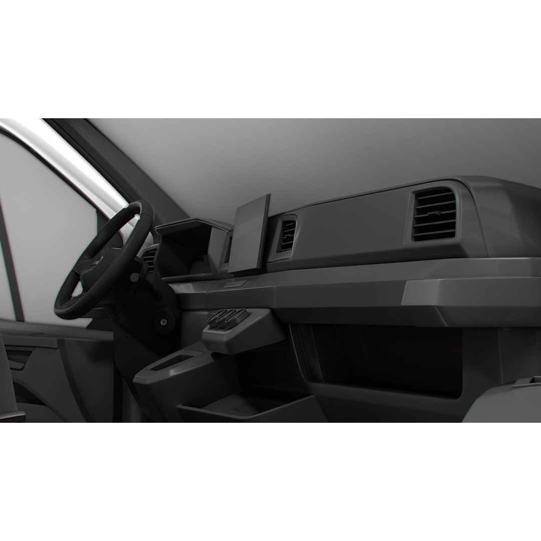 Nissan Interstar L3H2 Van 3D Model – High Quality Interior, FBX, OBJ - View 13