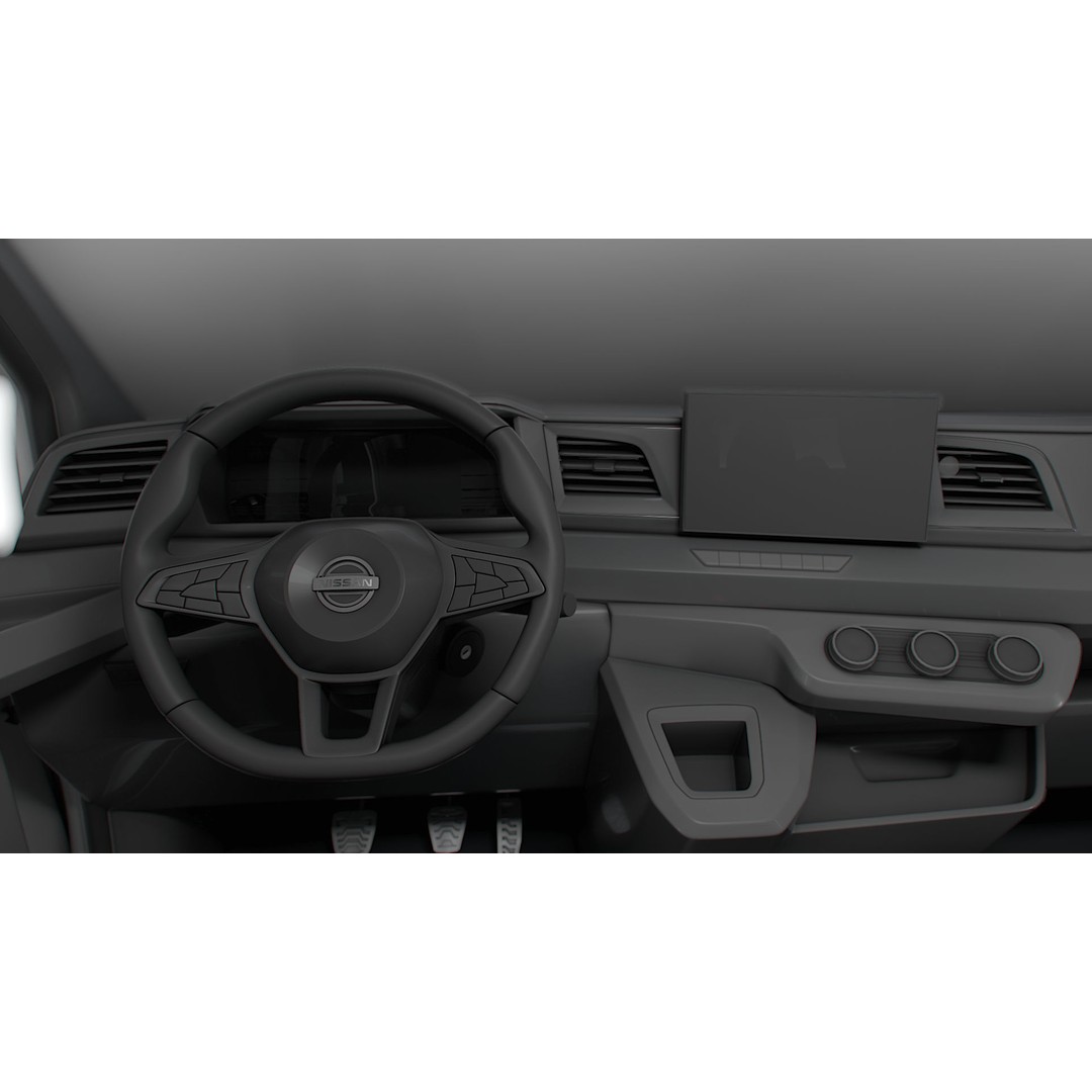 Nissan Interstar L3H2 Van 3D Model – High Quality Interior, FBX, OBJ - View 16