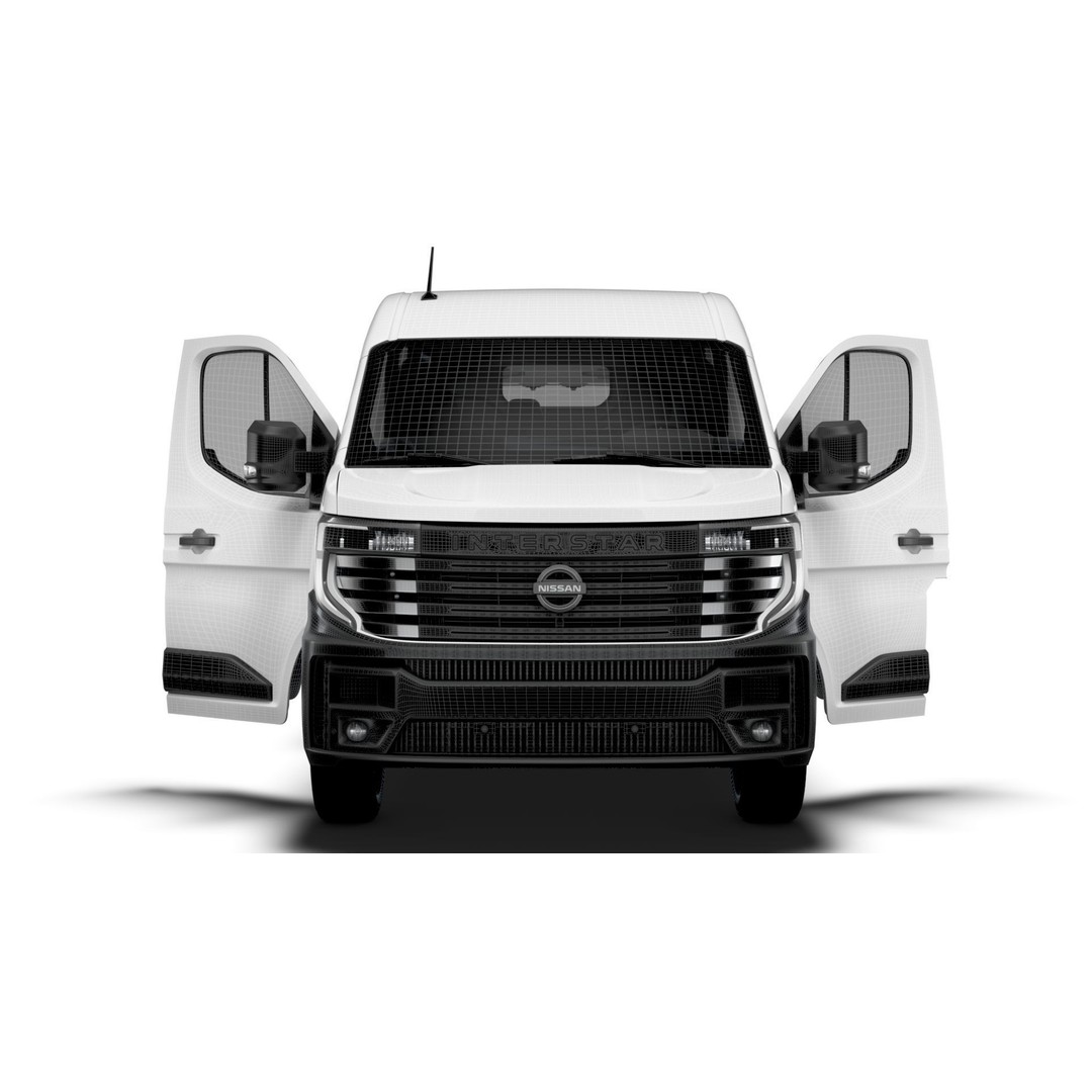 Nissan Interstar L3H2 Van 3D Model – High Quality Interior, FBX, OBJ - View 23