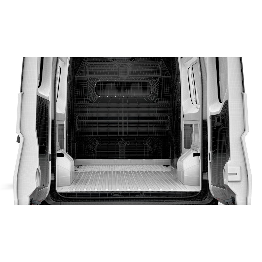 Nissan Interstar L3H2 Van 3D Model – High Quality Interior, FBX, OBJ - View 30