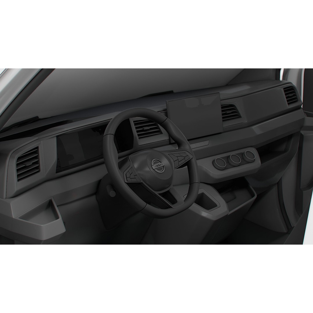 Nissan Interstar L3H2 Van 3D Model – High Quality Interior, FBX, OBJ - View 4