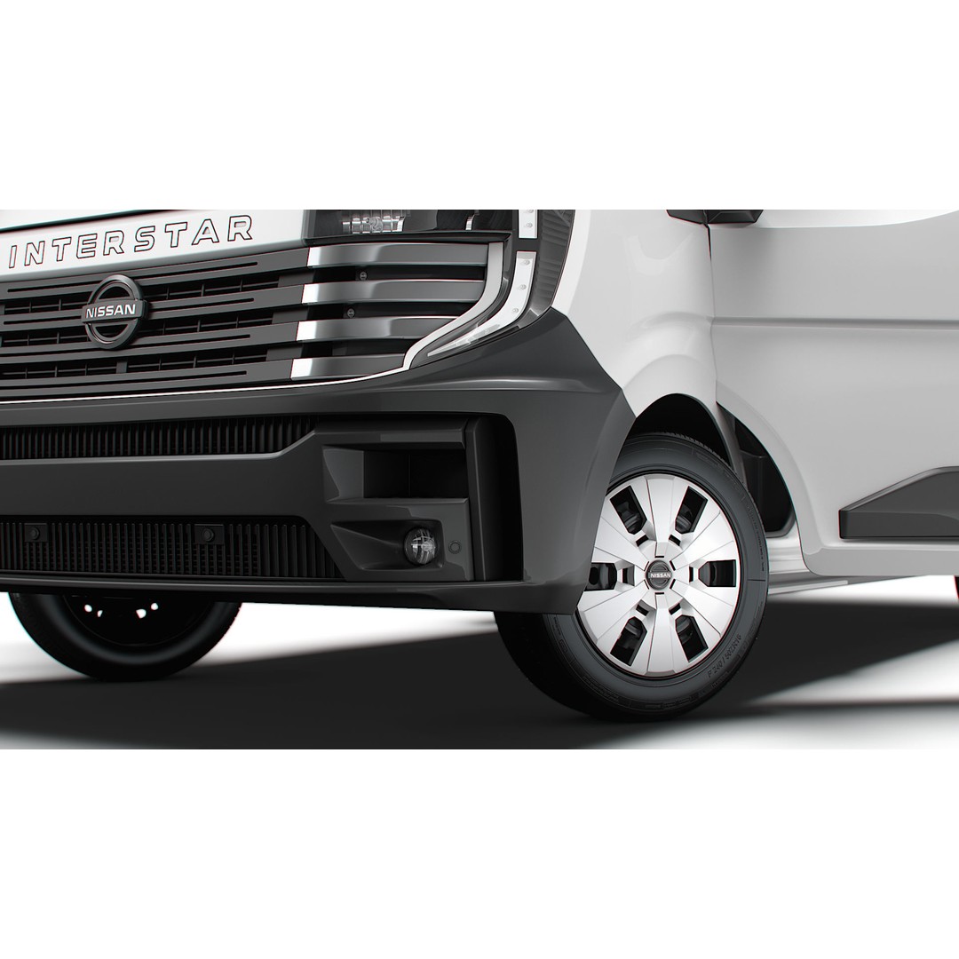 Nissan Interstar L3H2 Van 3D Model – High Quality Interior, FBX, OBJ - View 5