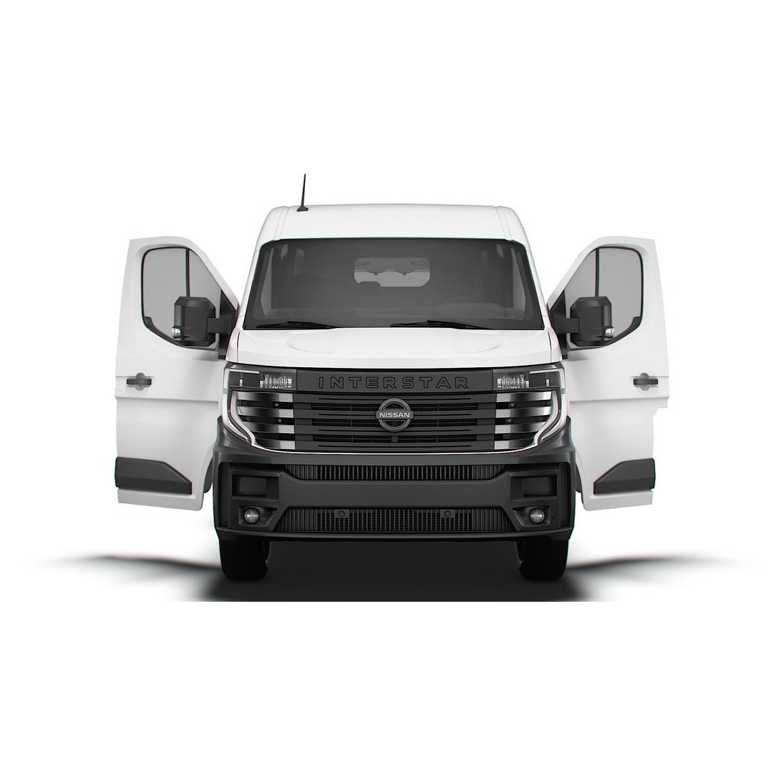 Nissan Interstar L3H2 Van 3D Model – High Quality Interior, FBX, OBJ - View 8