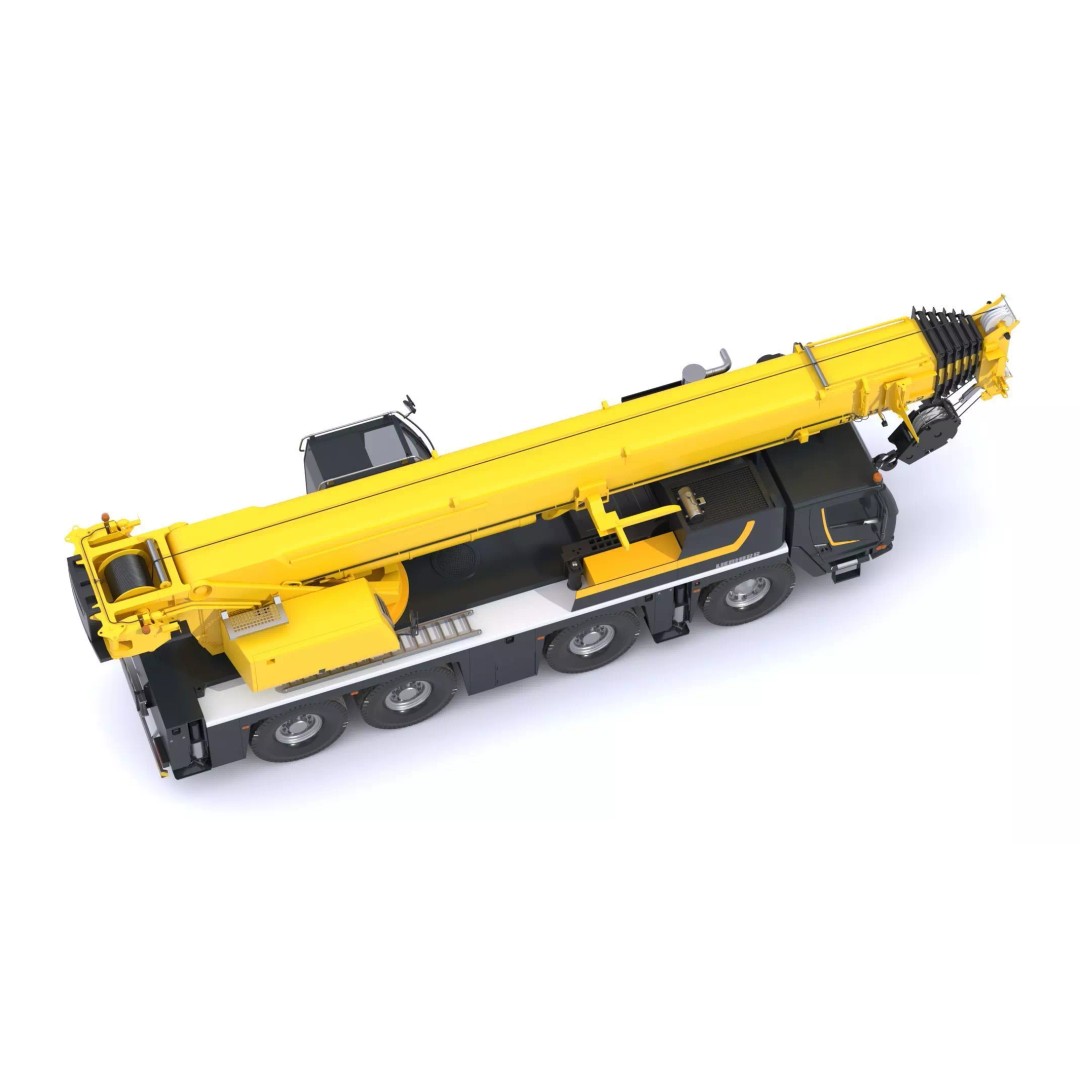 Liebherr Mobile Crane LTM 1120 3D Model – High Poly PBR Asset, FBX, OBJ - View 15