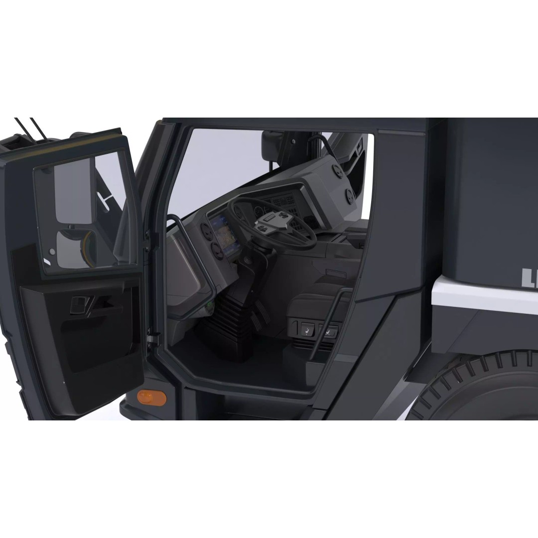 Liebherr Mobile Crane LTM 1120 3D Model – High Poly PBR Asset, FBX, OBJ - View 26