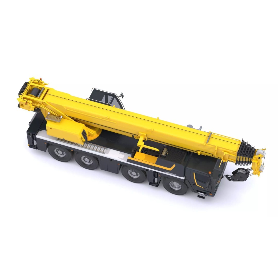 Liebherr Mobile Crane LTM 1120 3D Model – High Poly PBR Asset, FBX, OBJ - View 7
