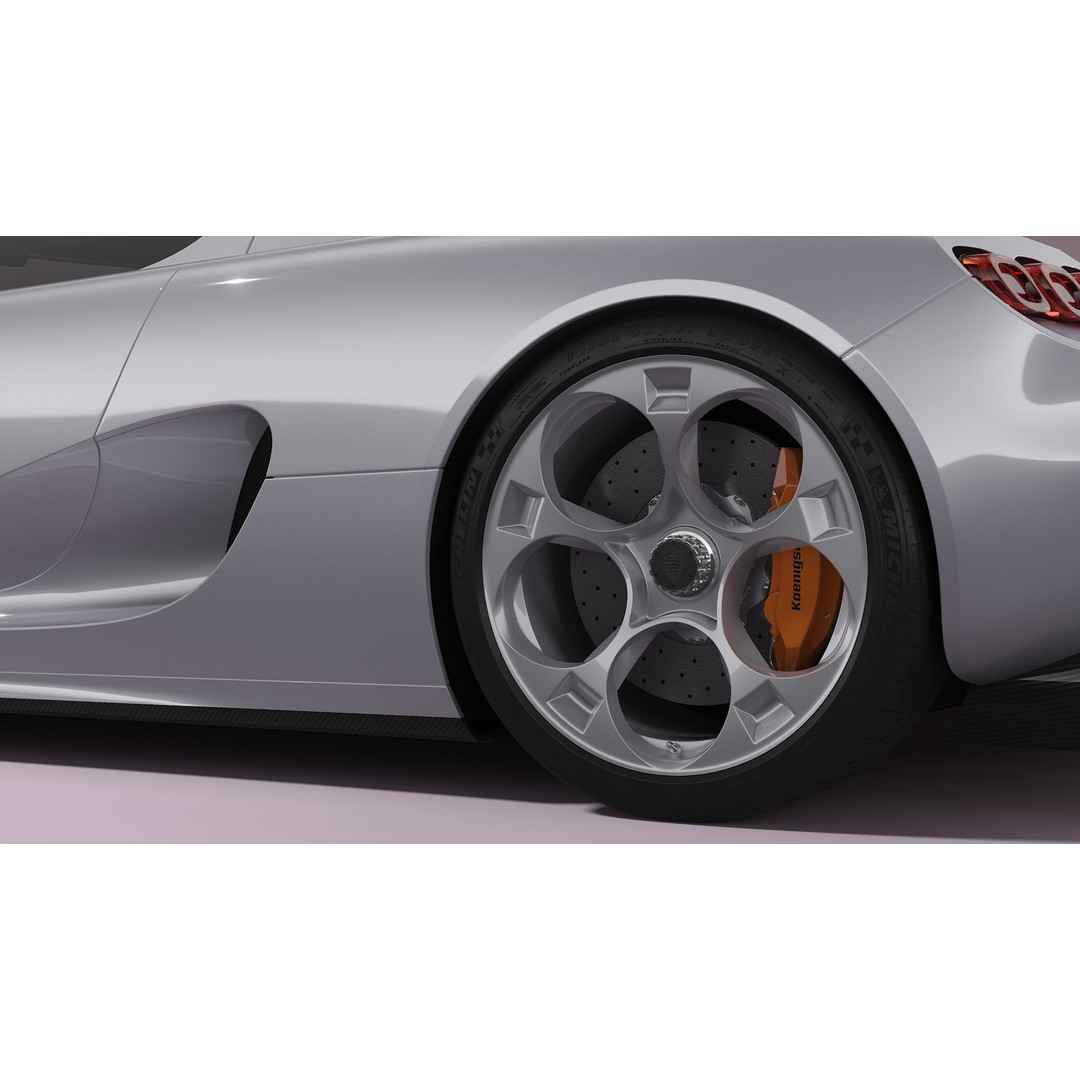 Koenigsegg CC850 3D Model – High Poly Sport Car, FBX, OBJ - View 13