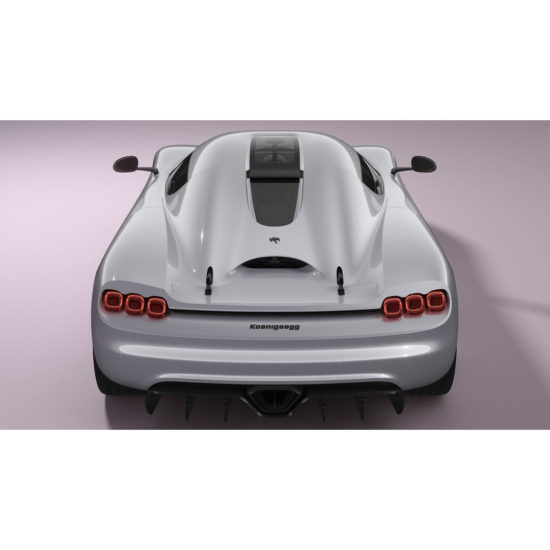 Koenigsegg CC850 3D Model – High Poly Sport Car, FBX, OBJ - View 17