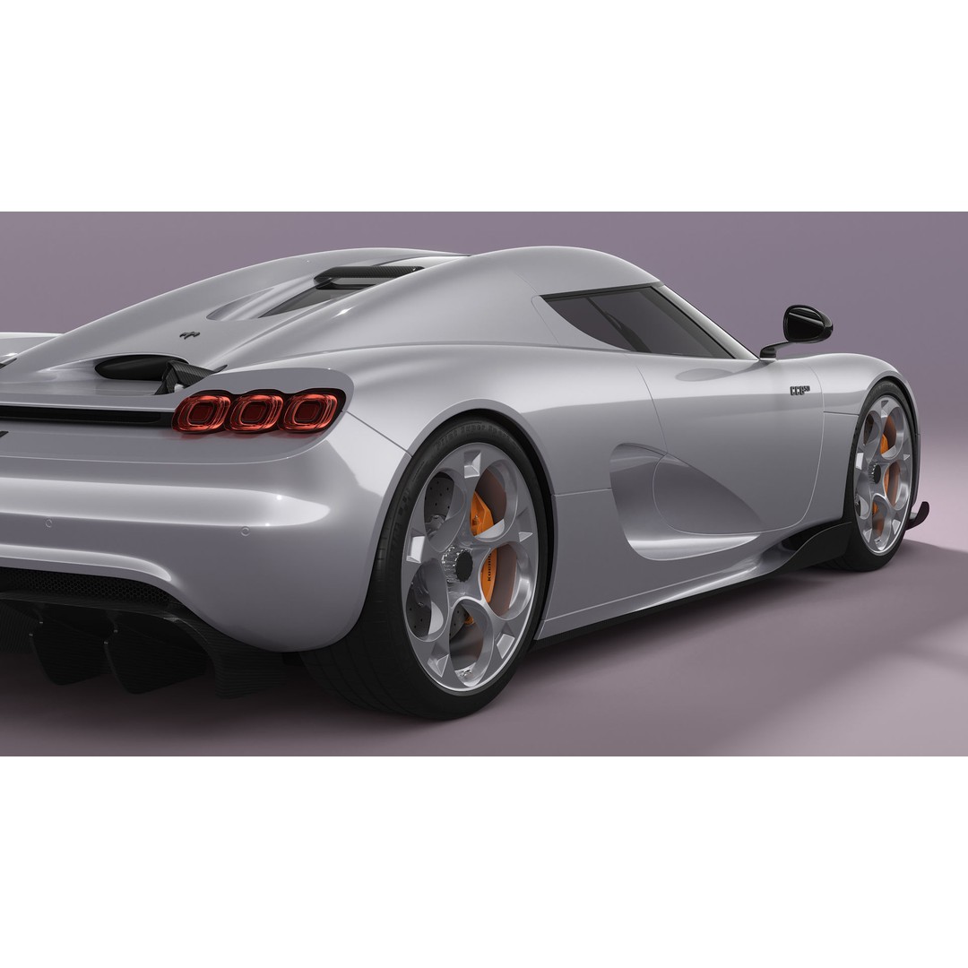 Koenigsegg CC850 3D Model – High Poly Sport Car, FBX, OBJ - View 18