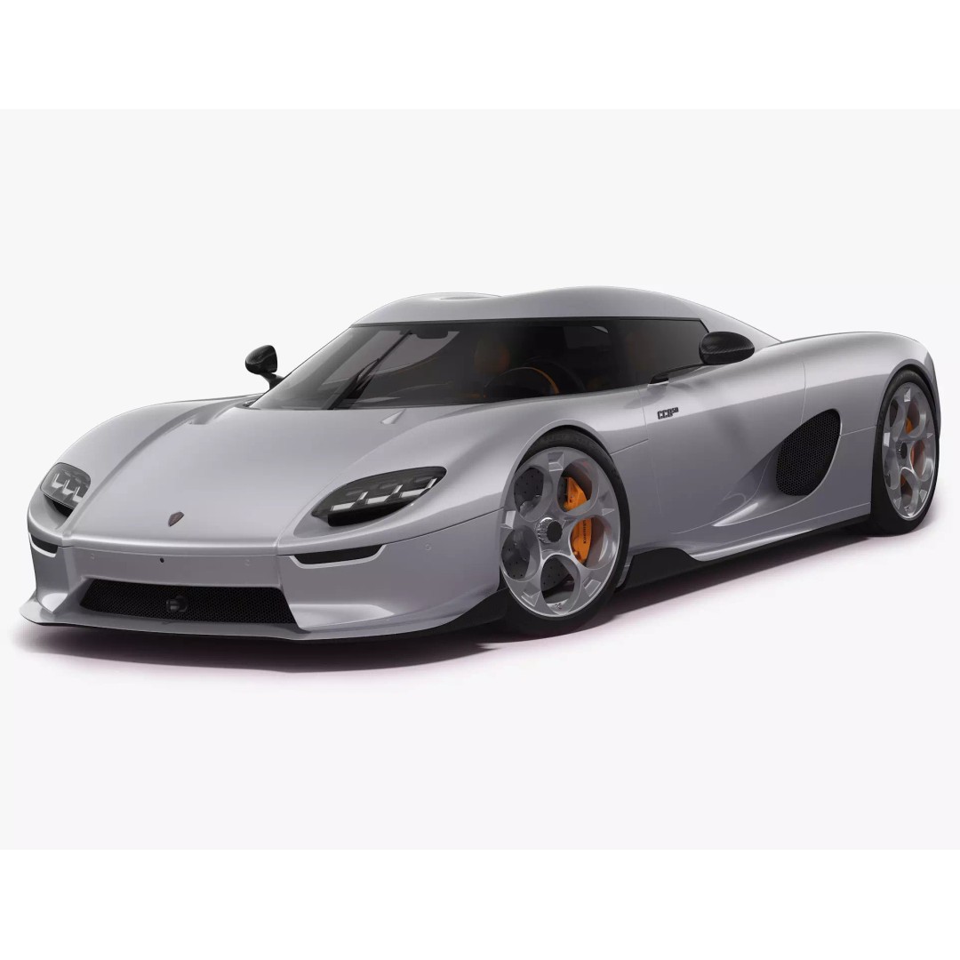 Koenigsegg CC850 3D Model – High Poly Sport Car, FBX, OBJ - View 2