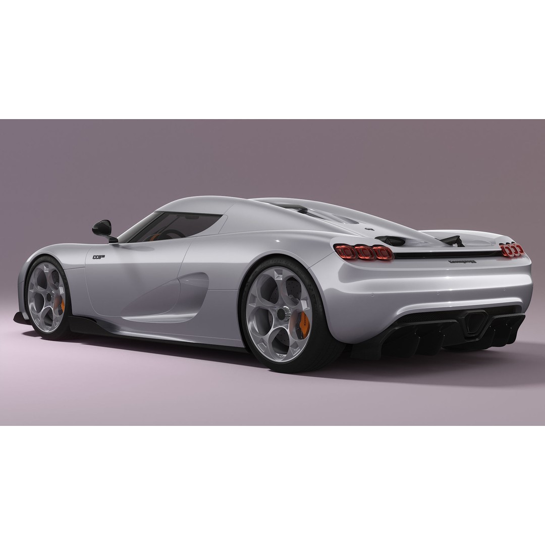 Koenigsegg CC850 3D Model – High Poly Sport Car, FBX, OBJ - View 5