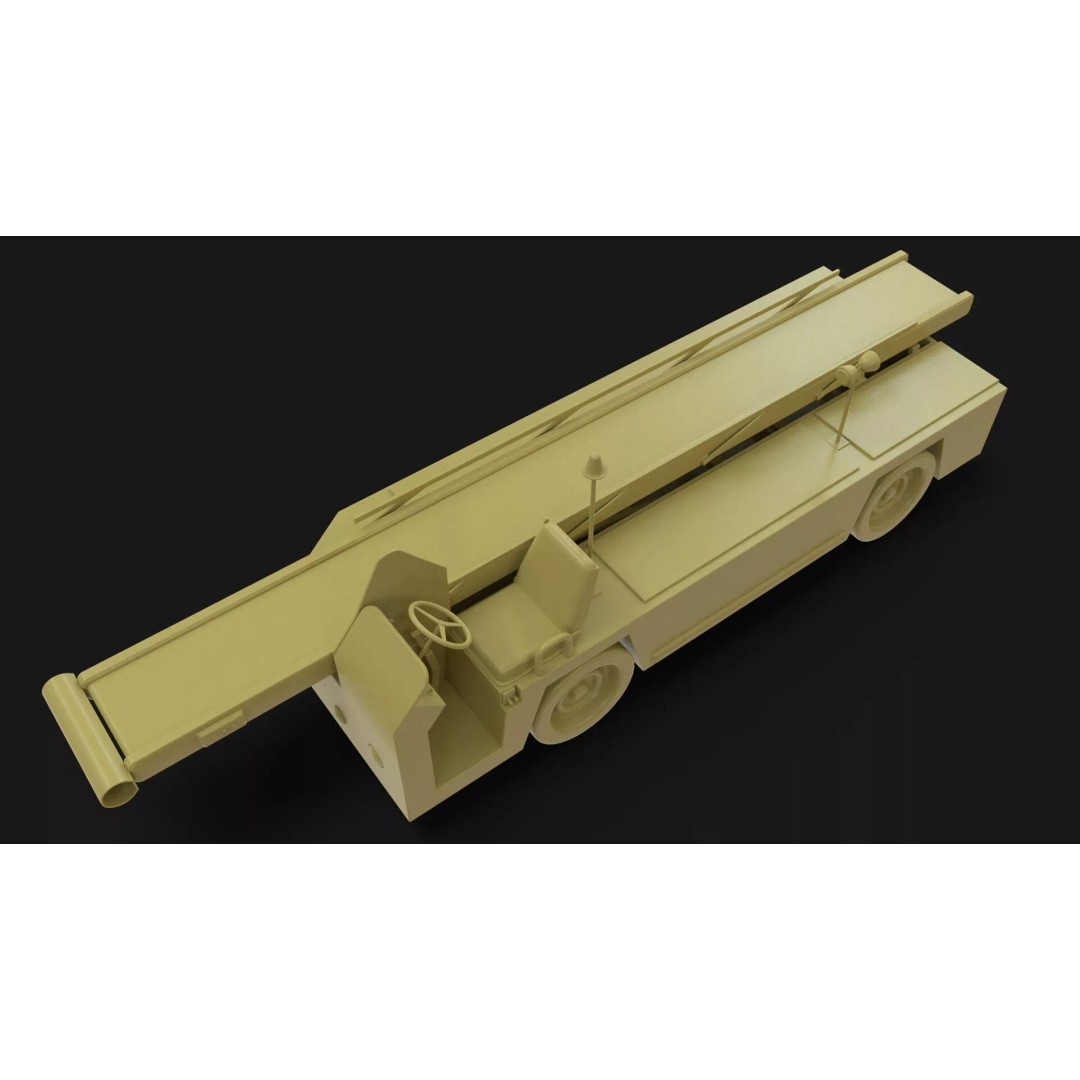 Airport Bag Loader TUG 660 3D Model – Low Poly PBR Asset, FBX, OBJ - View 24