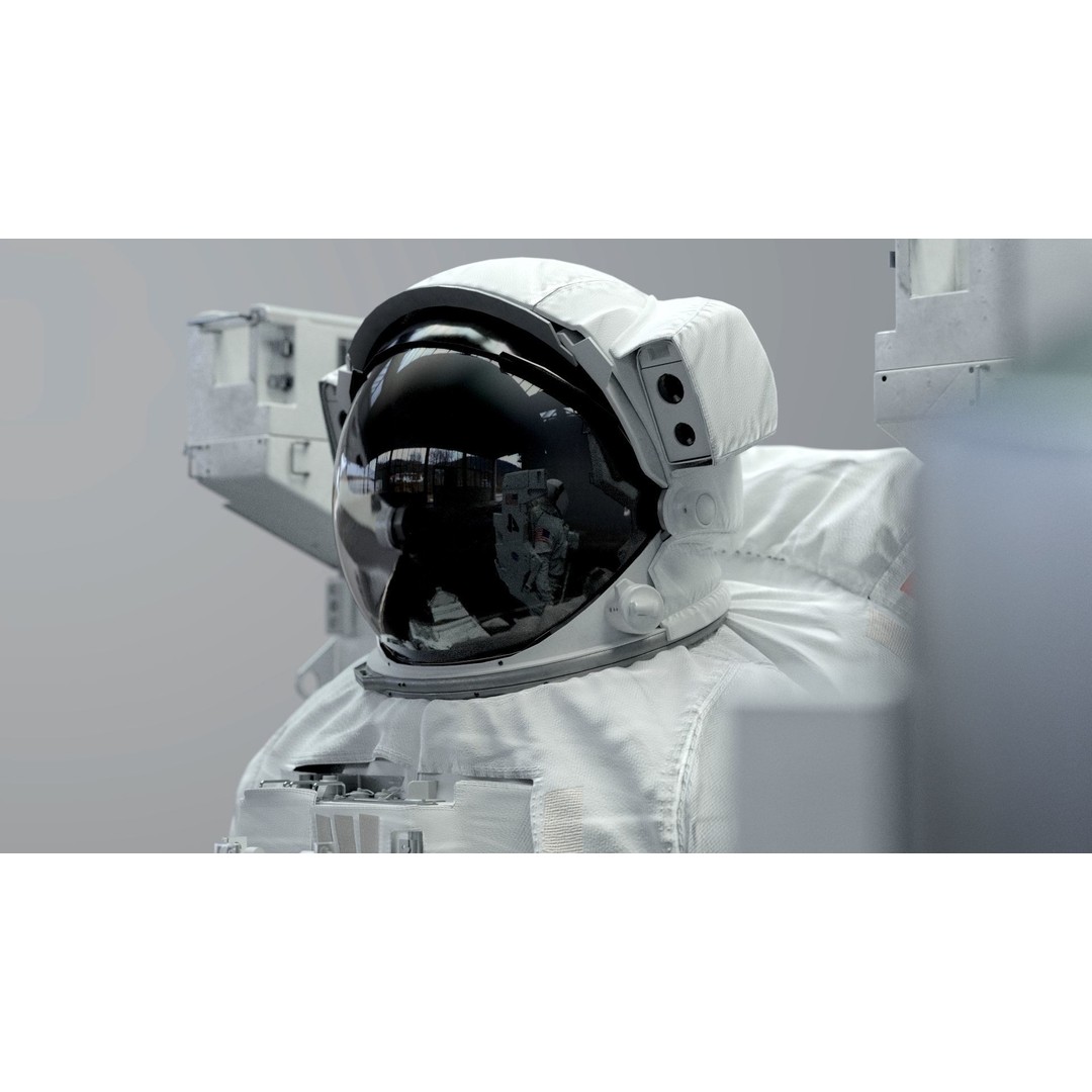 Spacesuit EMU 3D Model – High Poly Astronaut Suit with PBR Textures - View 14
