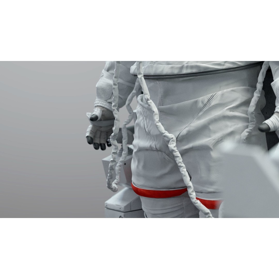 Spacesuit EMU 3D Model – High Poly Astronaut Suit with PBR Textures - View 17