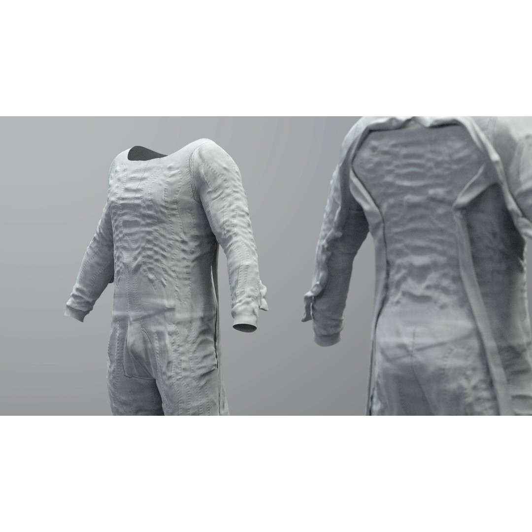 Spacesuit EMU 3D Model – High Poly Astronaut Suit with PBR Textures - View 22
