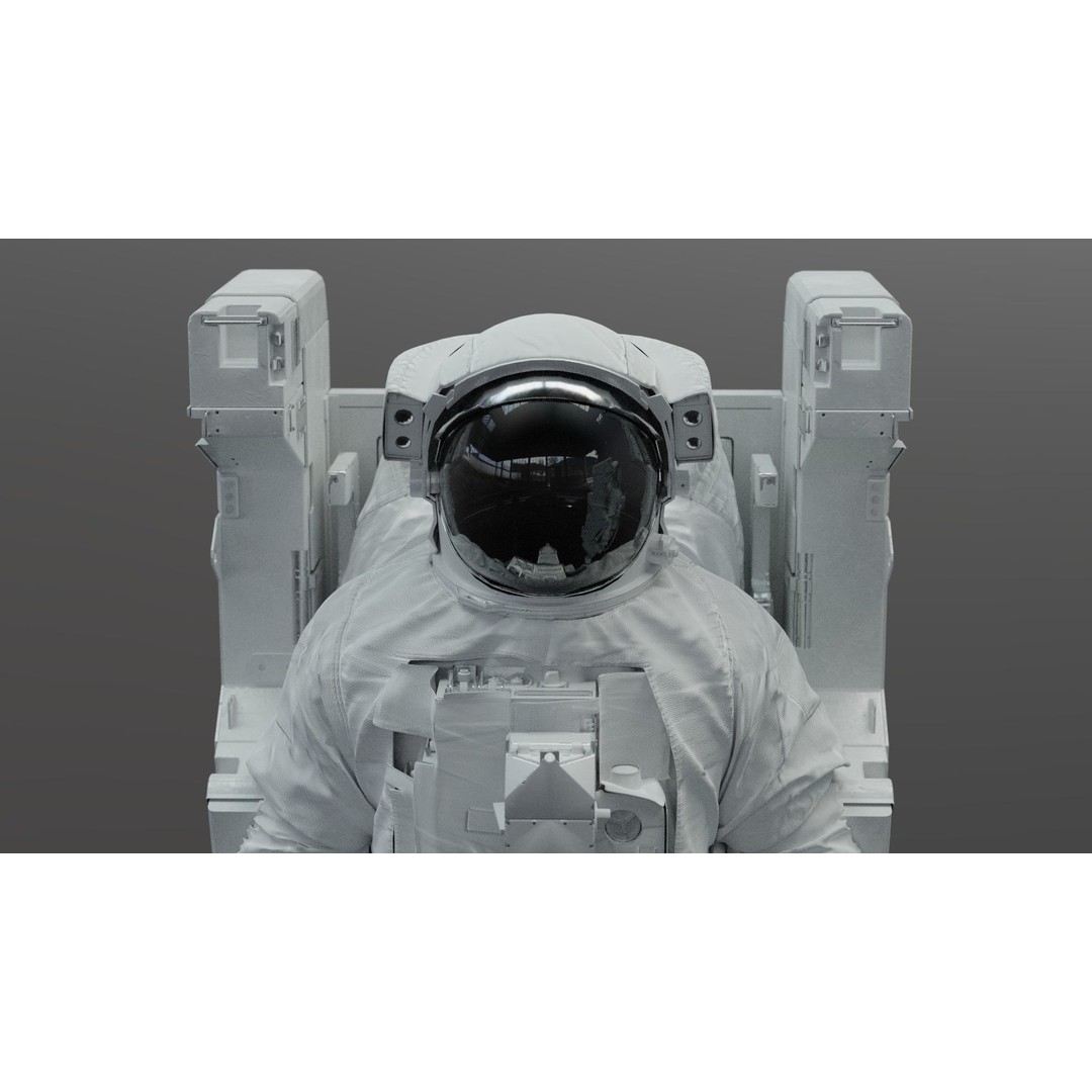 Spacesuit EMU 3D Model – High Poly Astronaut Suit with PBR Textures - View 28