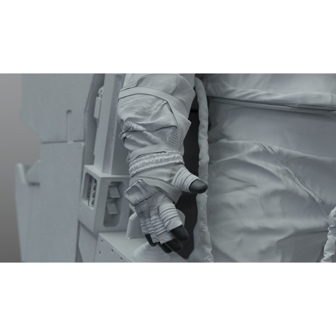 Spacesuit EMU 3D Model – High Poly Astronaut Suit with PBR Textures - View 32