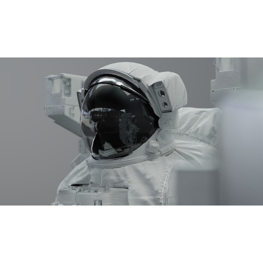 Spacesuit EMU 3D Model – High Poly Astronaut Suit with PBR Textures - View 36