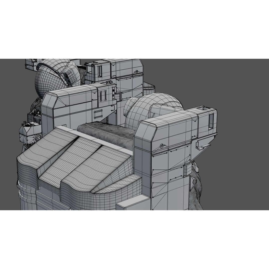 Spacesuit EMU 3D Model – High Poly Astronaut Suit with PBR Textures - View 51