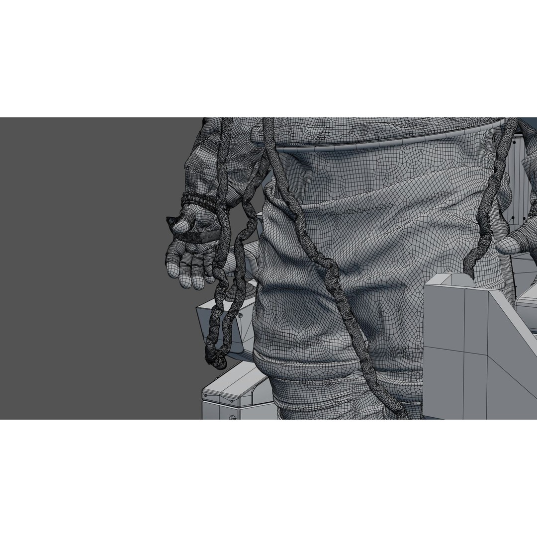 Spacesuit EMU 3D Model – High Poly Astronaut Suit with PBR Textures - View 58
