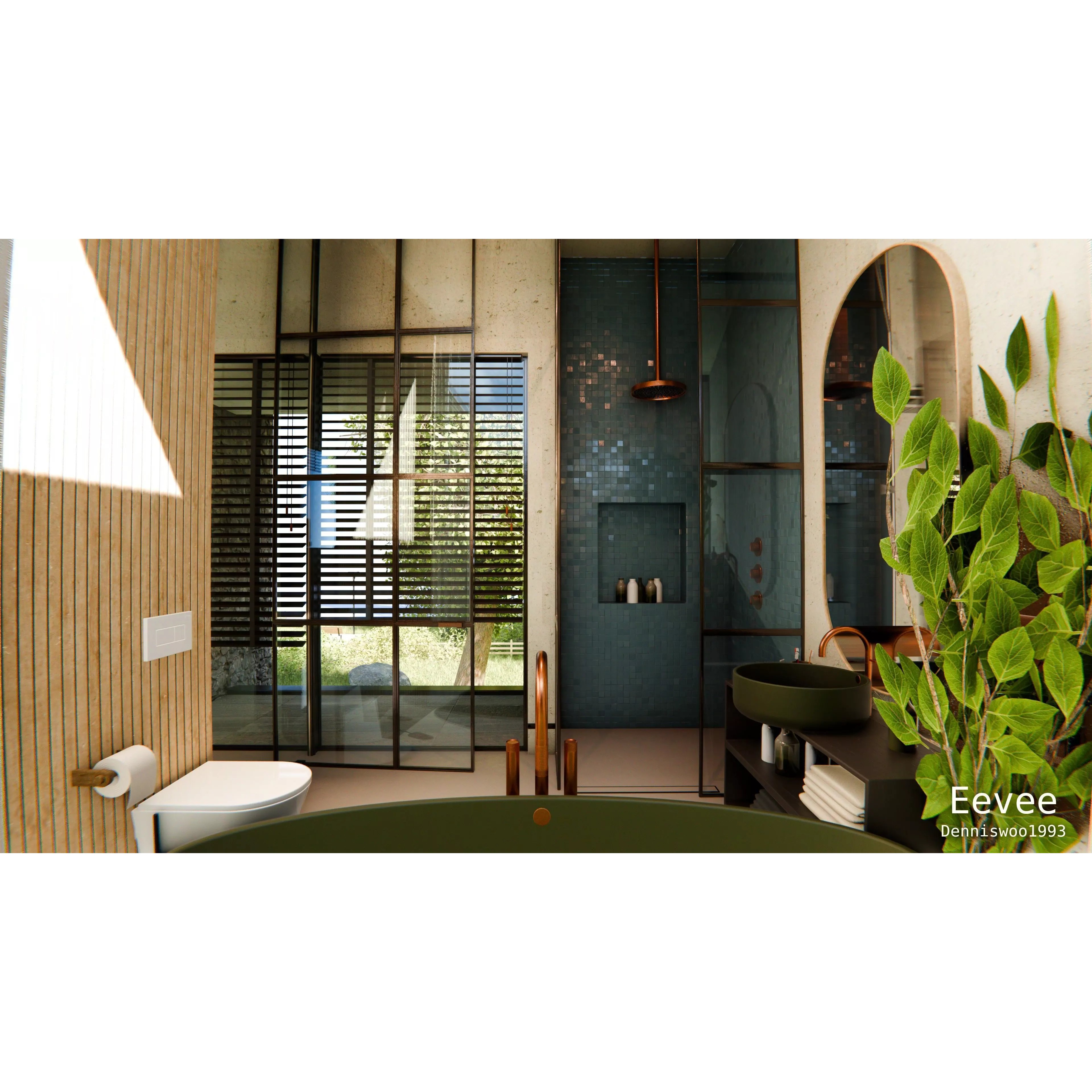 7 Modern Modular Houses - Game-Ready 3D Model - View 32