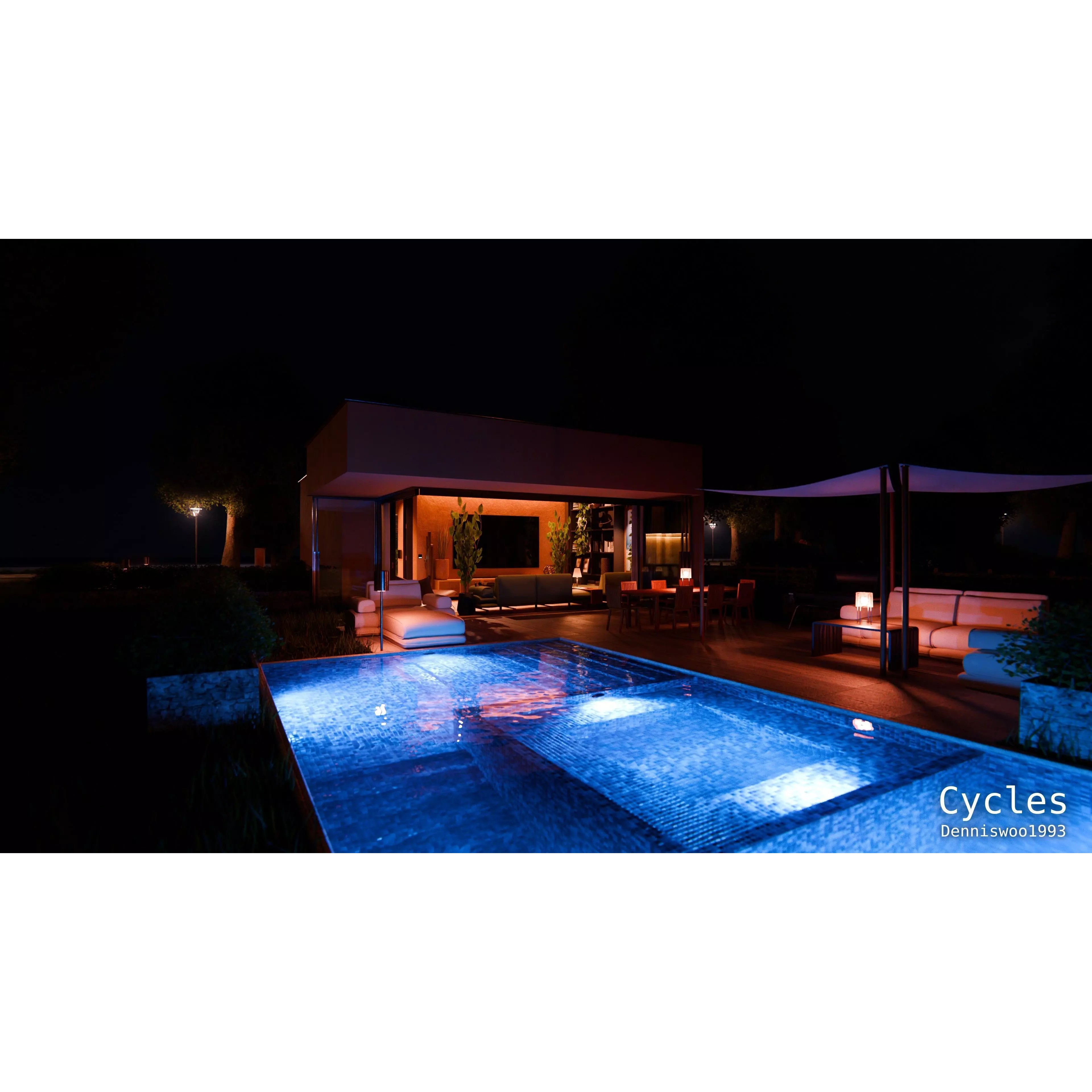 7 Modern Modular Houses - Game-Ready 3D Model - View 33