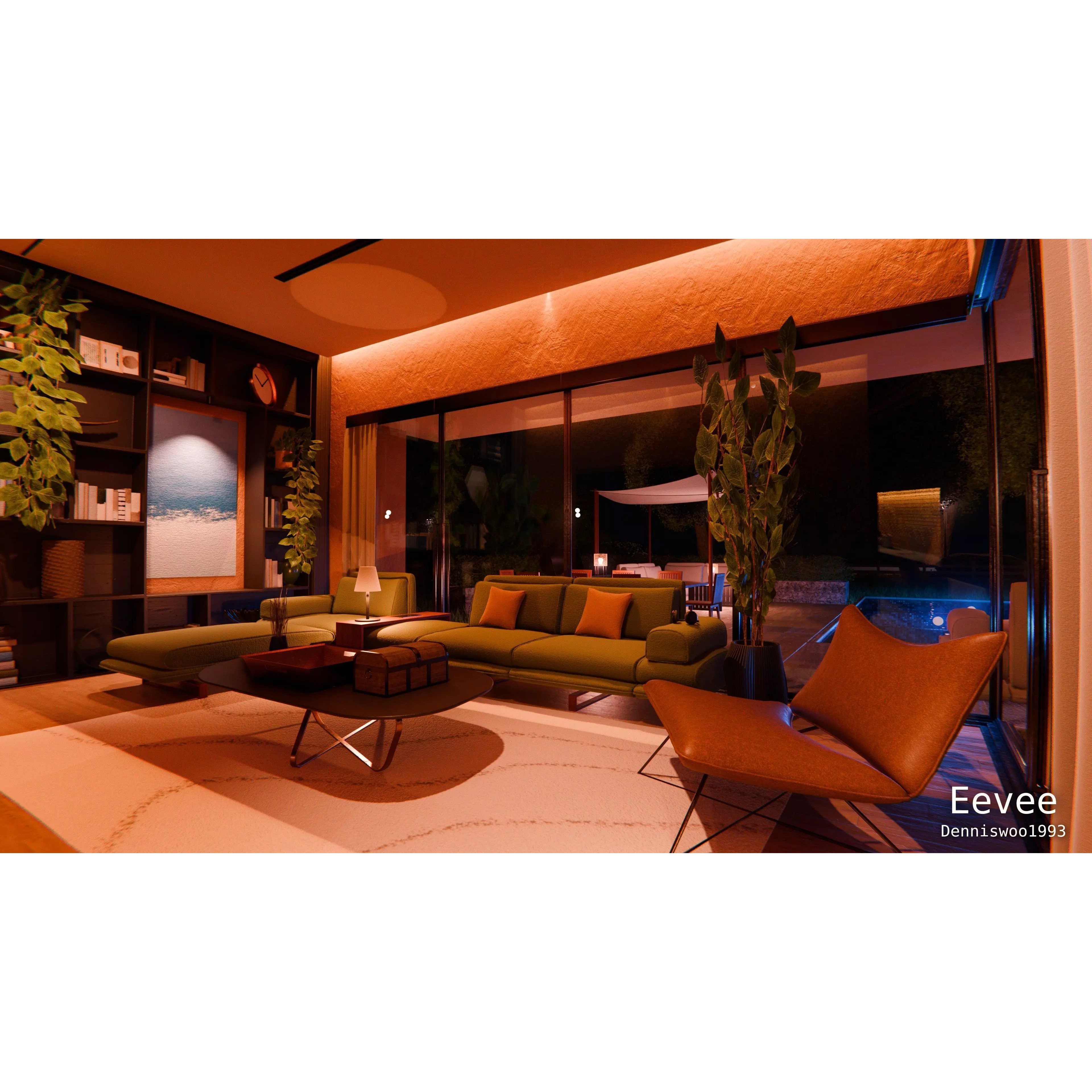 7 Modern Modular Houses - Game-Ready 3D Model - View 35