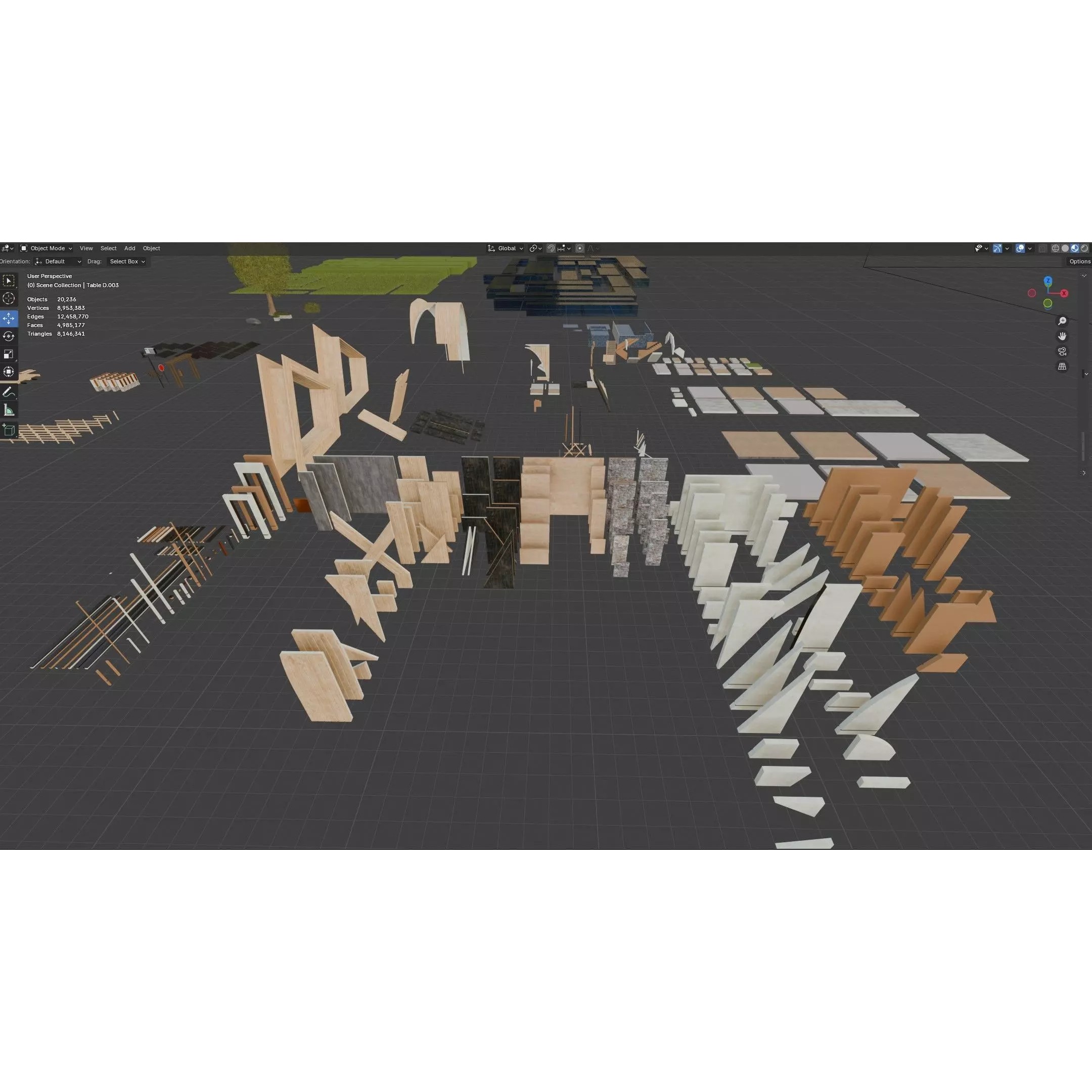 7 Modern Modular Houses - Game-Ready 3D Model - View 46