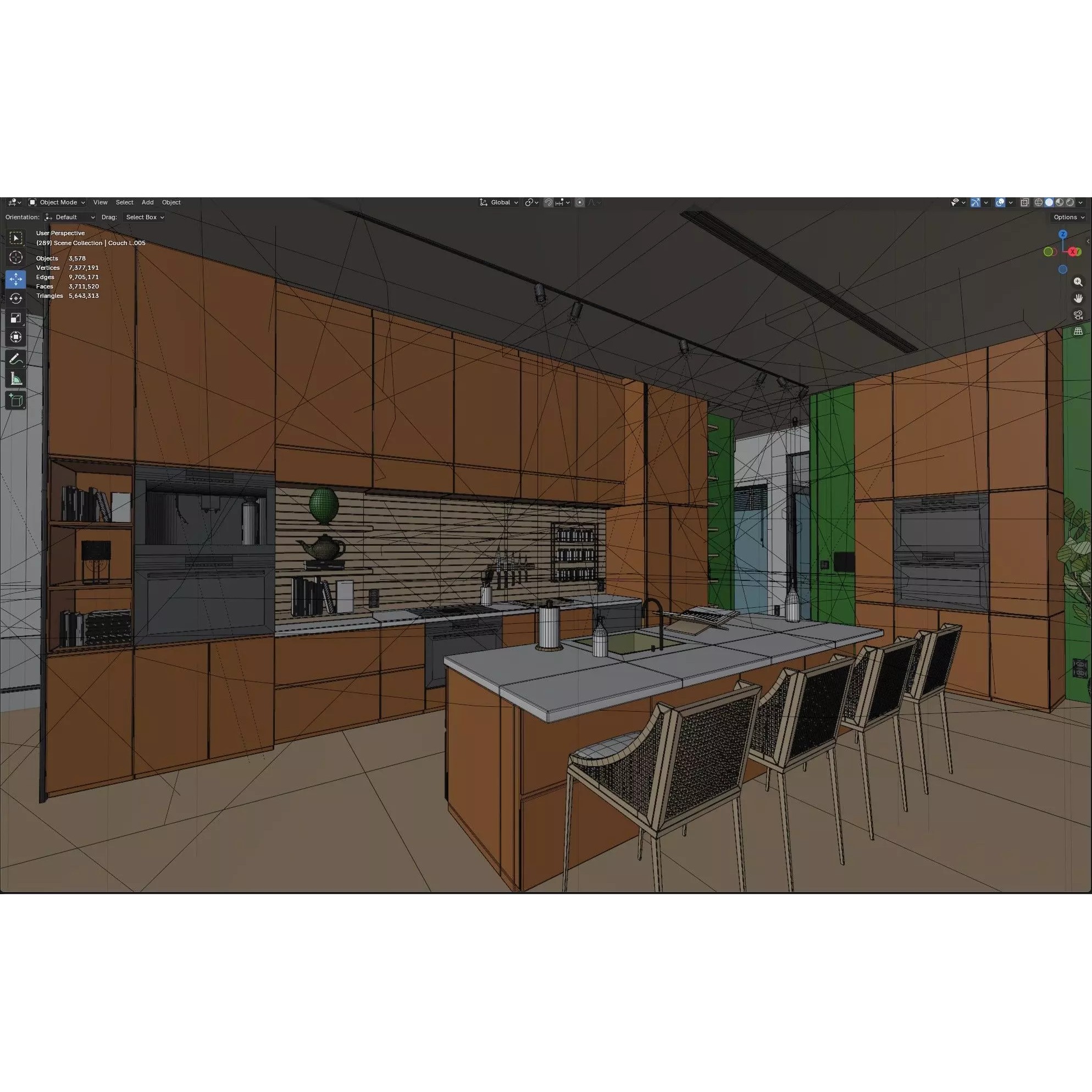 7 Modern Modular Houses - Game-Ready 3D Model - View 49