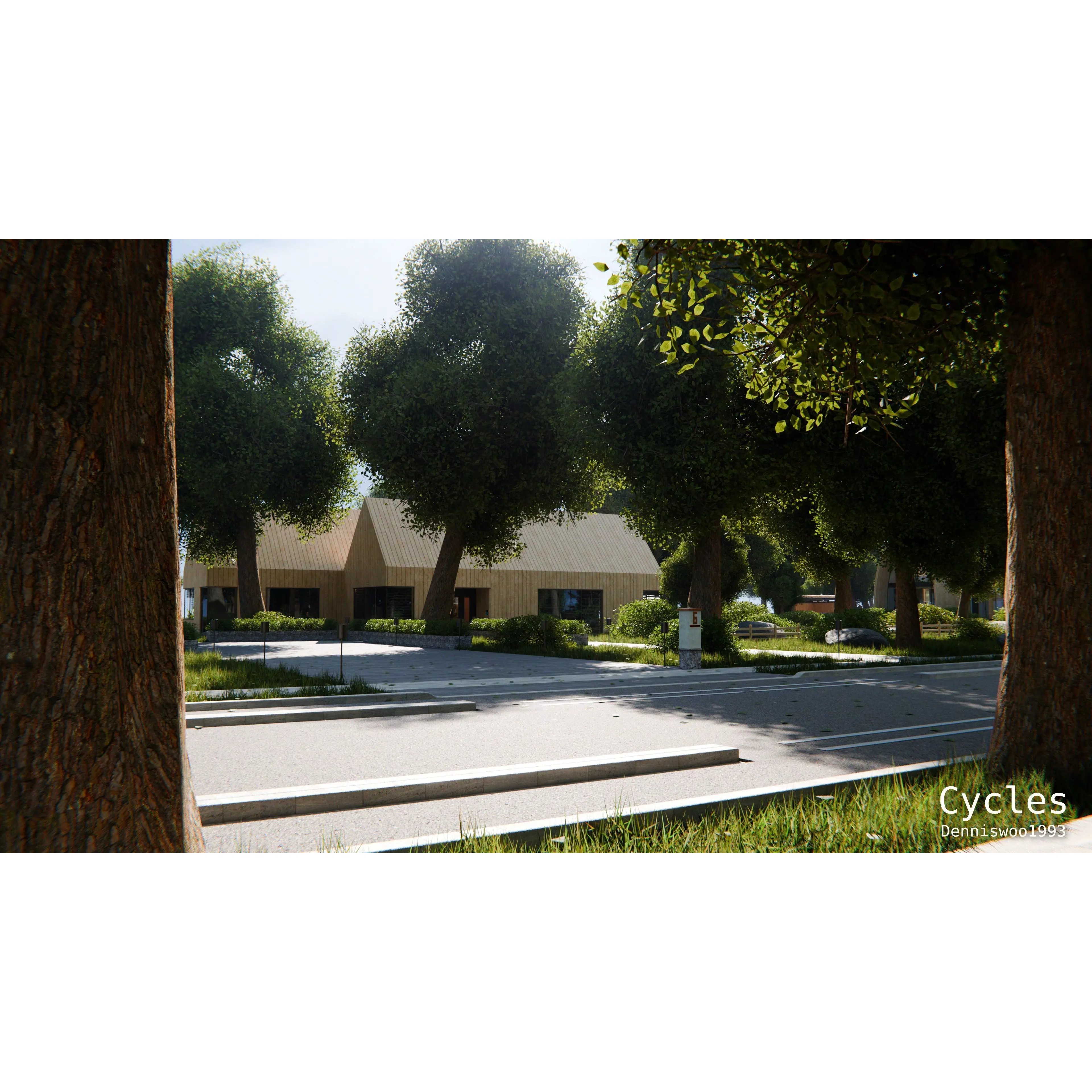 7 Modern Modular Houses - Game-Ready 3D Model - View 7