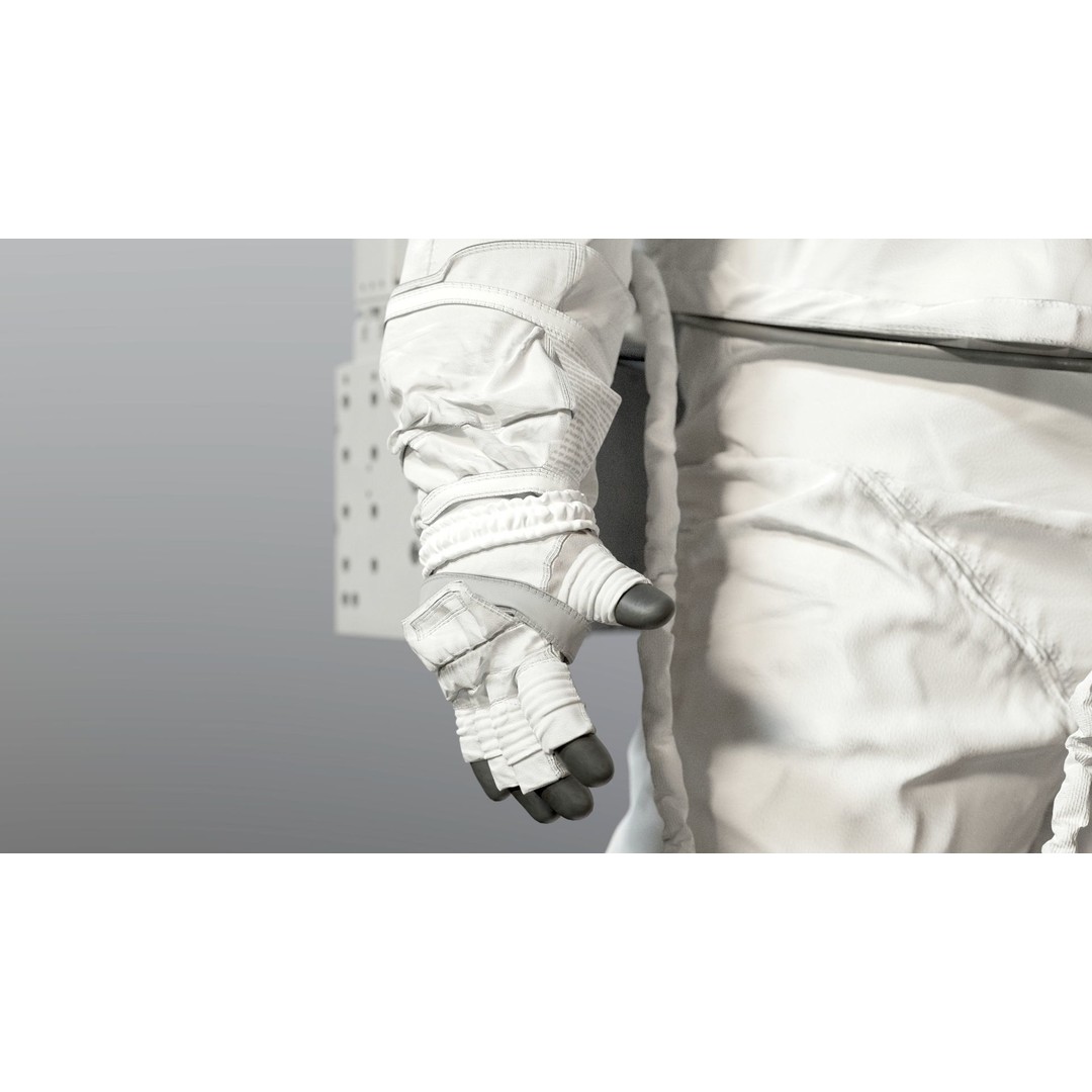 Spacesuit 3D Model – High Poly Astronaut EMU with PBR Textures - View 15