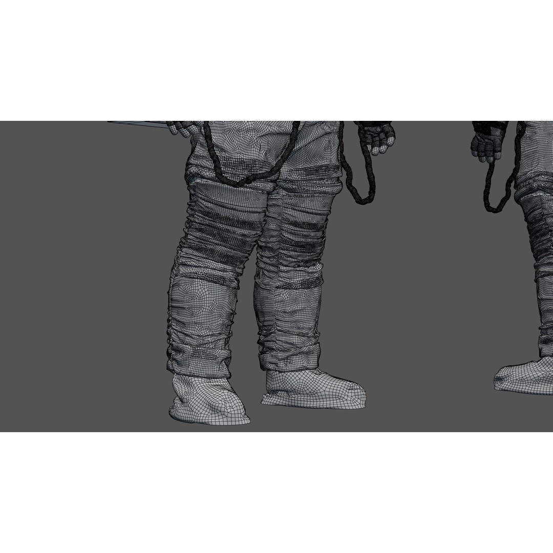 Spacesuit 3D Model – High Poly Astronaut EMU with PBR Textures - View 26