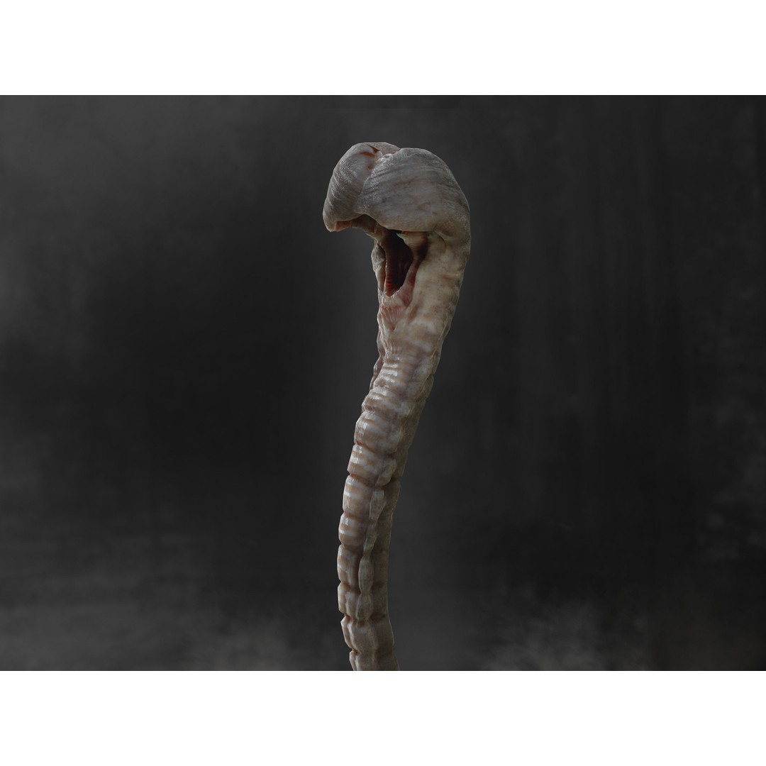Hammerpede 3D Model – Low Poly Sci-Fi Character, Rigged, PBR - View 4