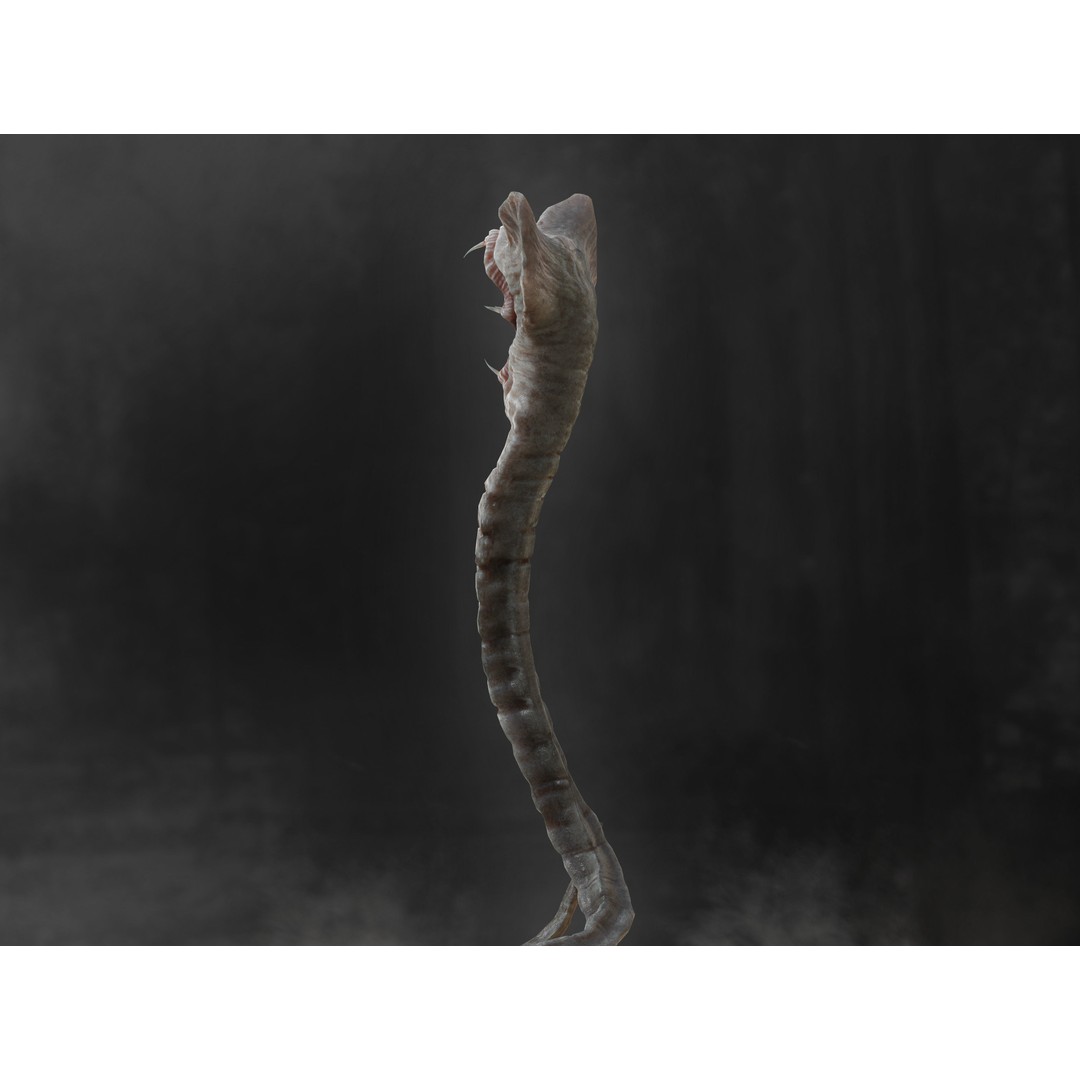 Hammerpede 3D Model – Low Poly Sci-Fi Character, Rigged, PBR - View 8